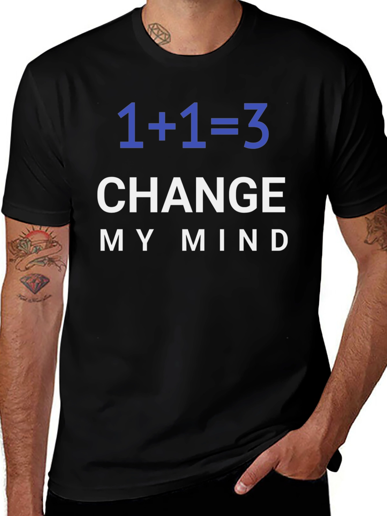 1+1=3 Change My Mind Graphic Tee