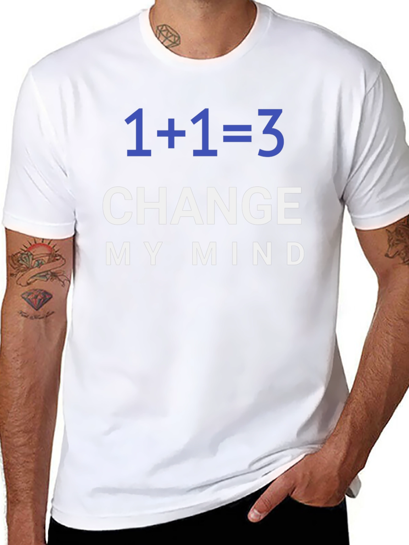 1+1=3 Change My Mind Graphic Tee