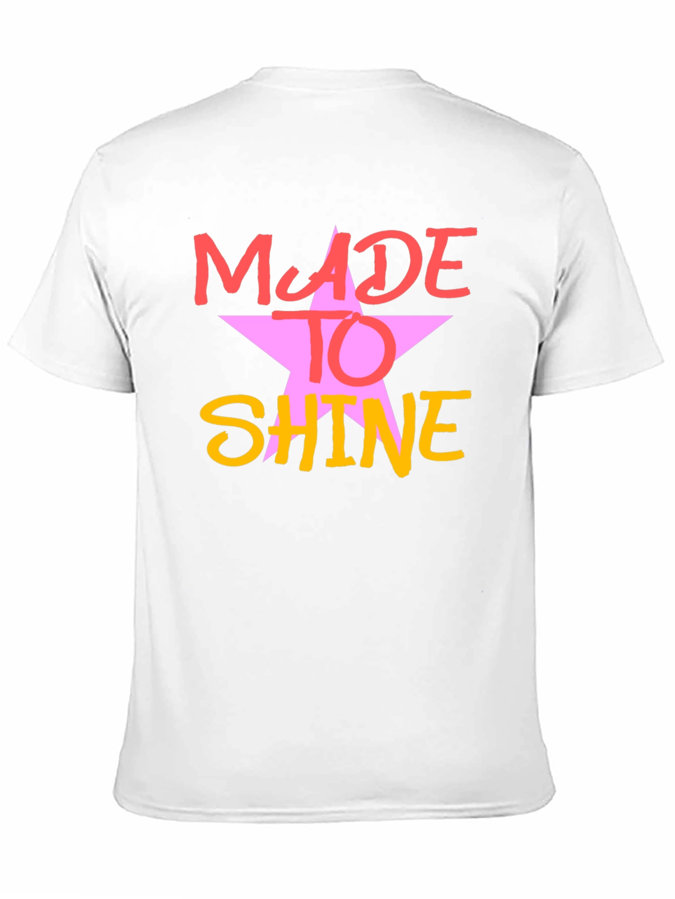 Made To Shine Black Graphic Tee