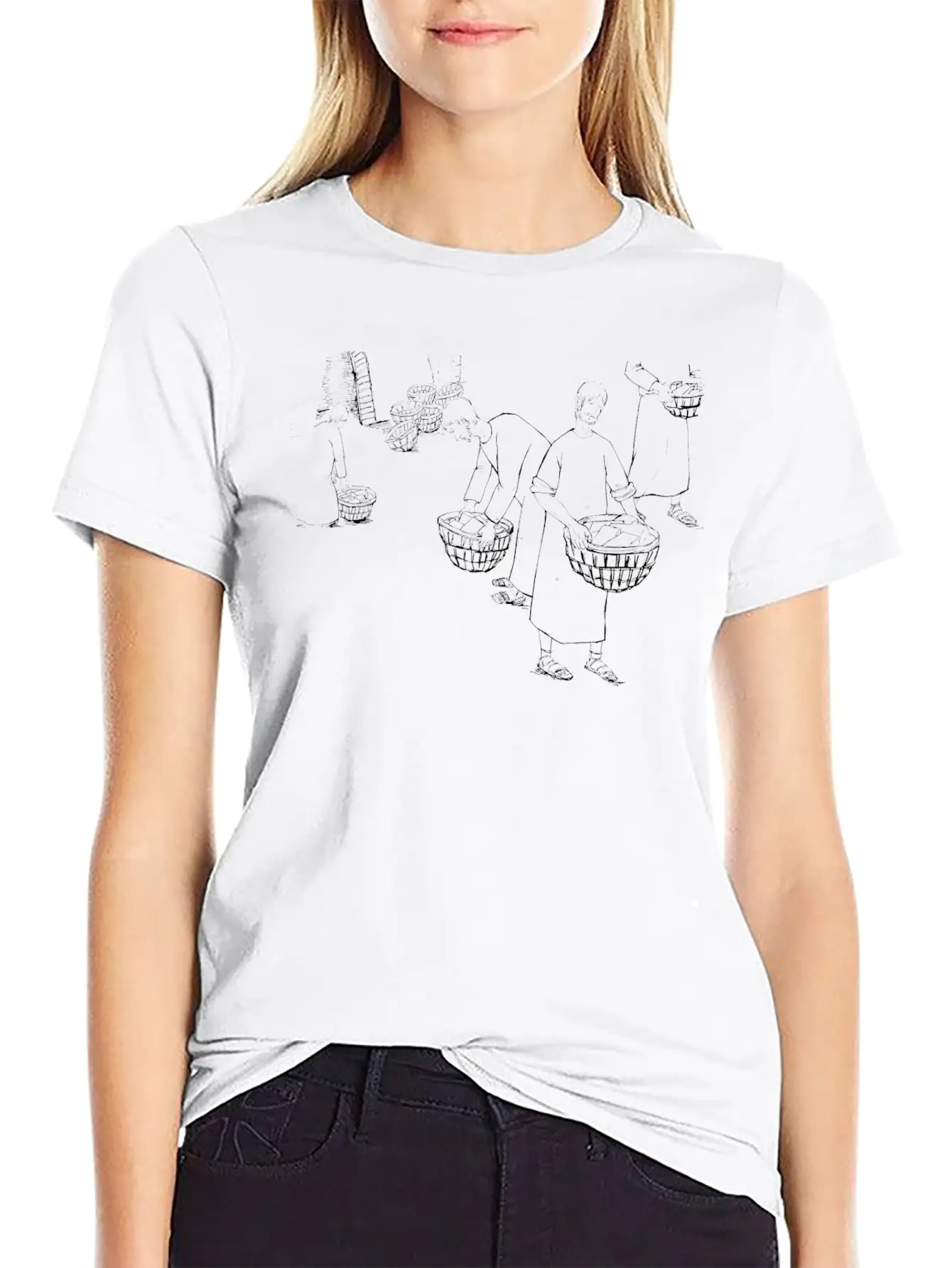 08 Genesis 11:19 02 Classic Crew Neck Graphic Tee – Everyday Minimal Look