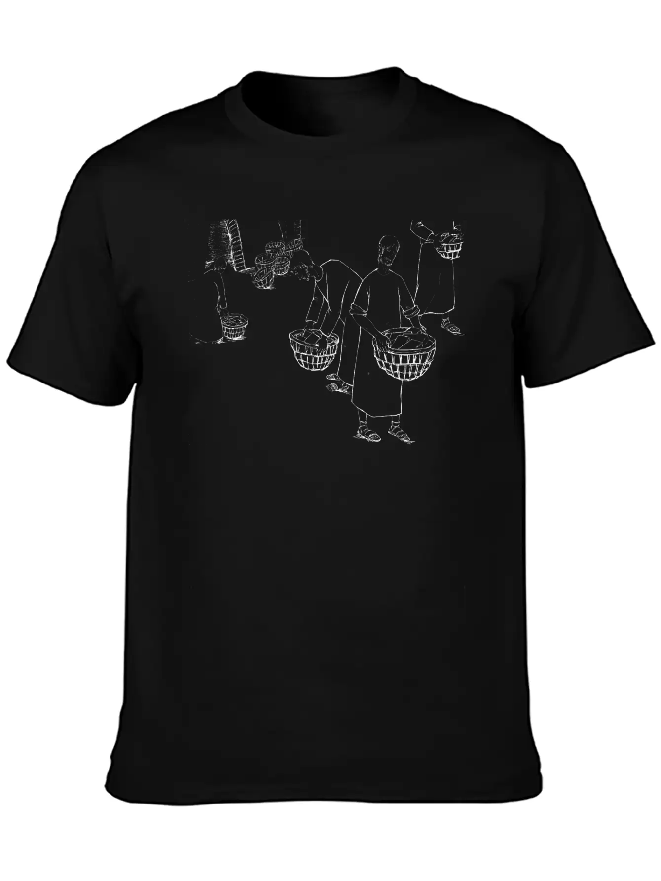 08 Genesis 11:19 02 Classic Crew Neck Graphic Tee – Everyday Minimal Look
