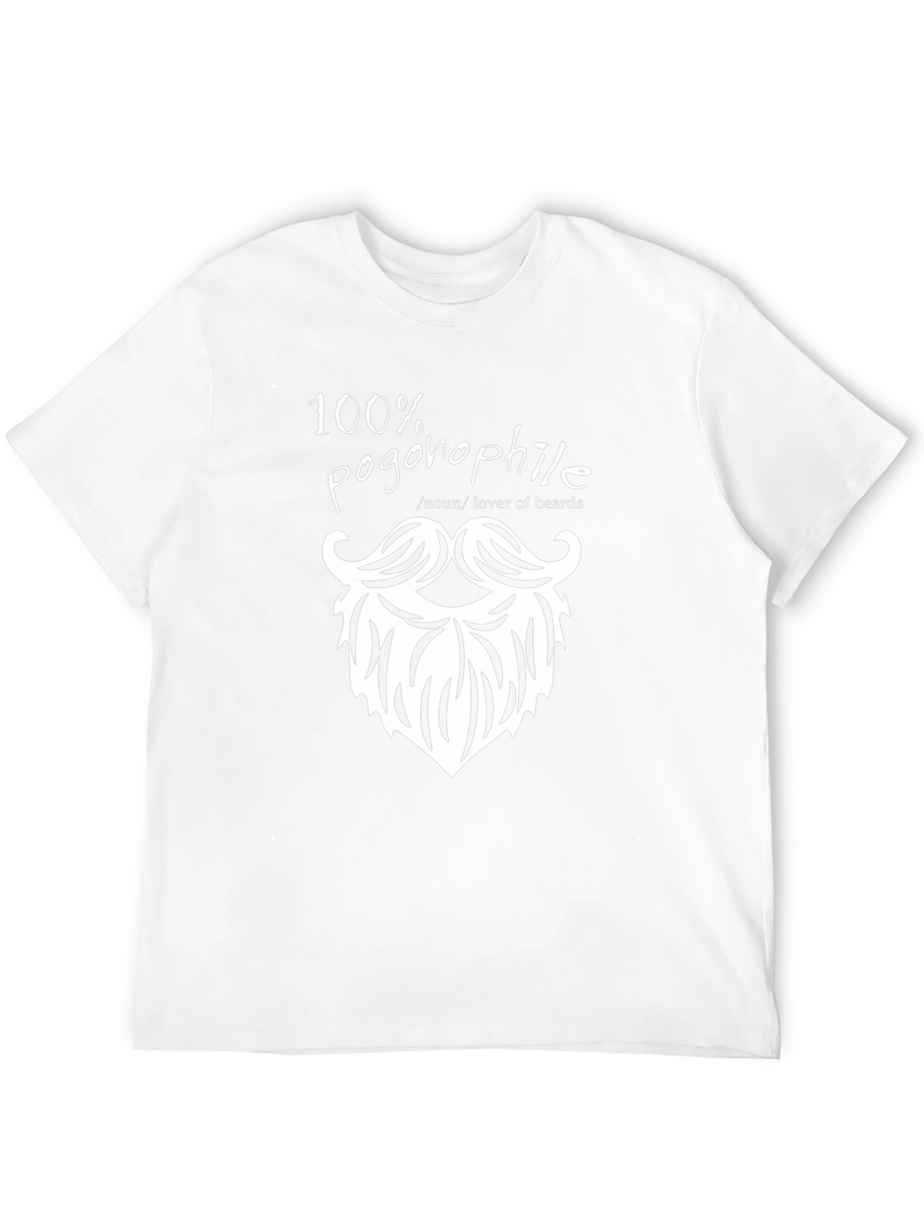 100% Pogophile T-Shirt - Lover of Beards Tee