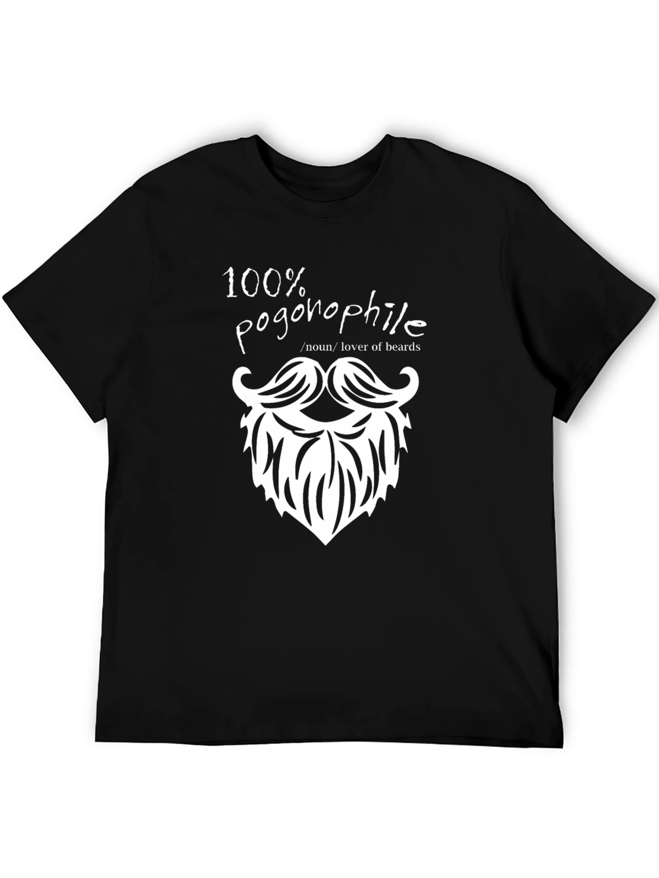 100% Pogophile T-Shirt - Lover of Beards Tee
