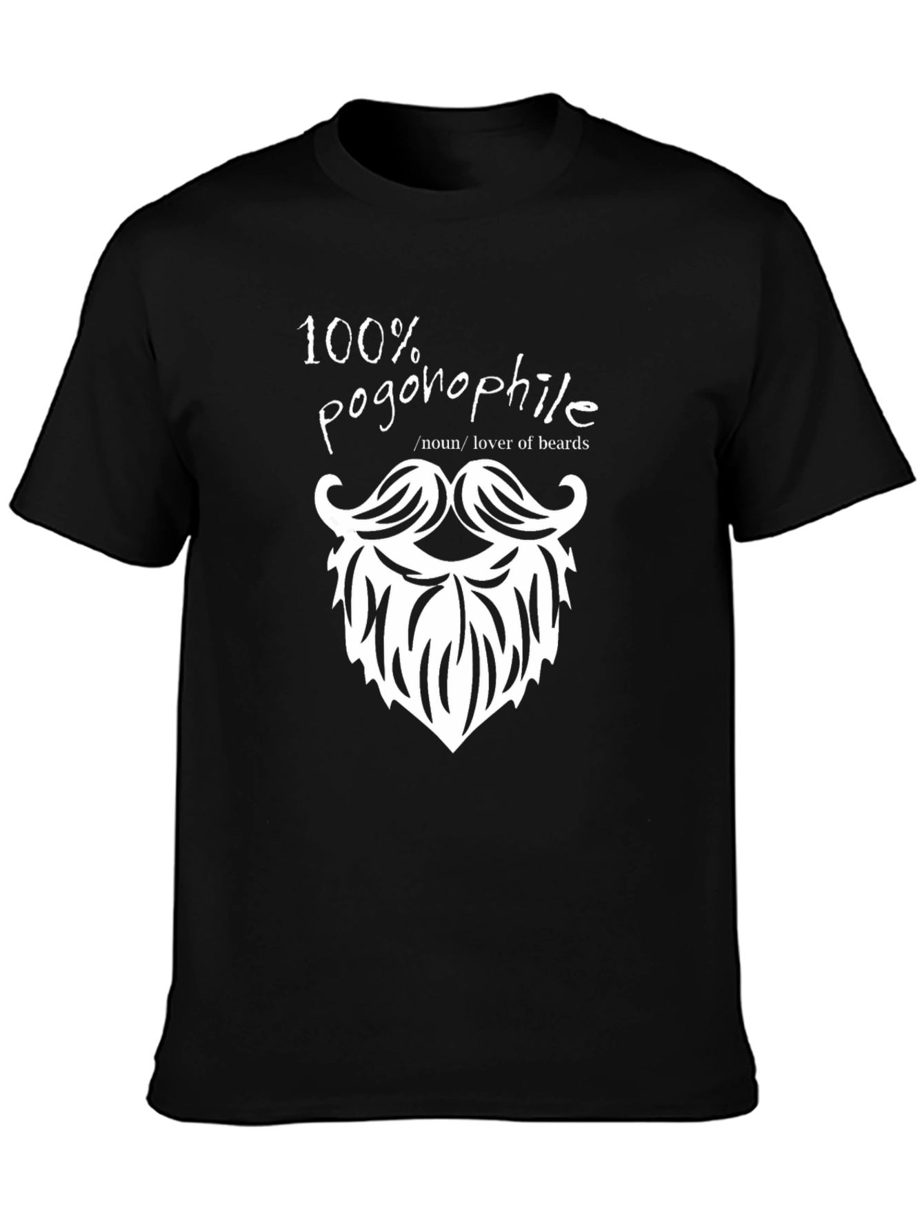 100% Pogophile T-Shirt - Lover of Beards Tee