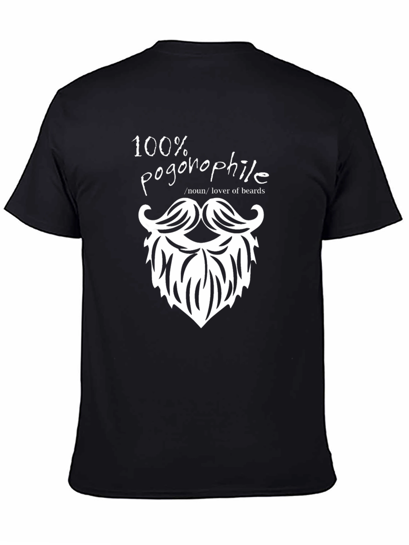 100% Pogophile T-Shirt - Lover of Beards Tee