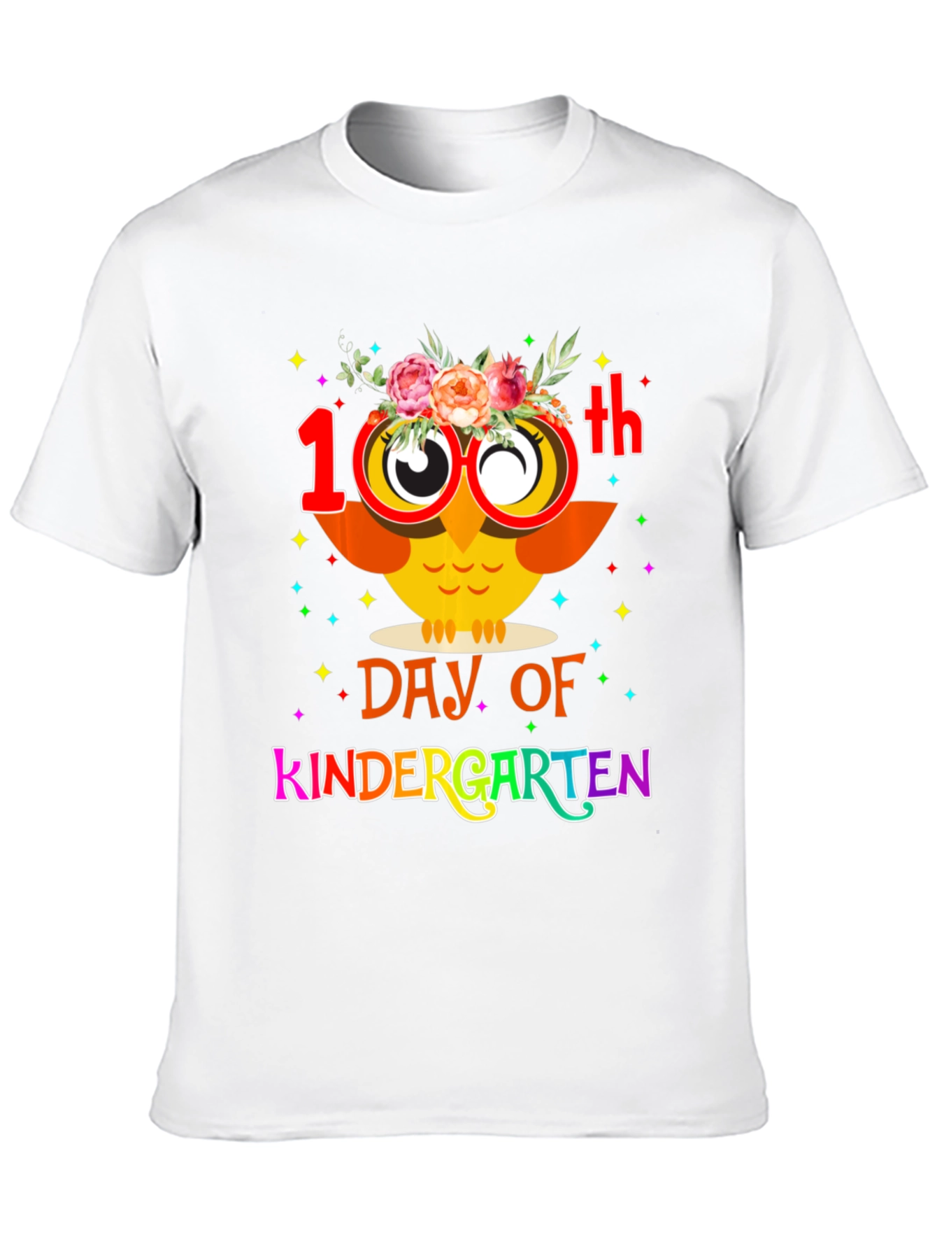 100th Day of Kindergarten Owl T-Shirt