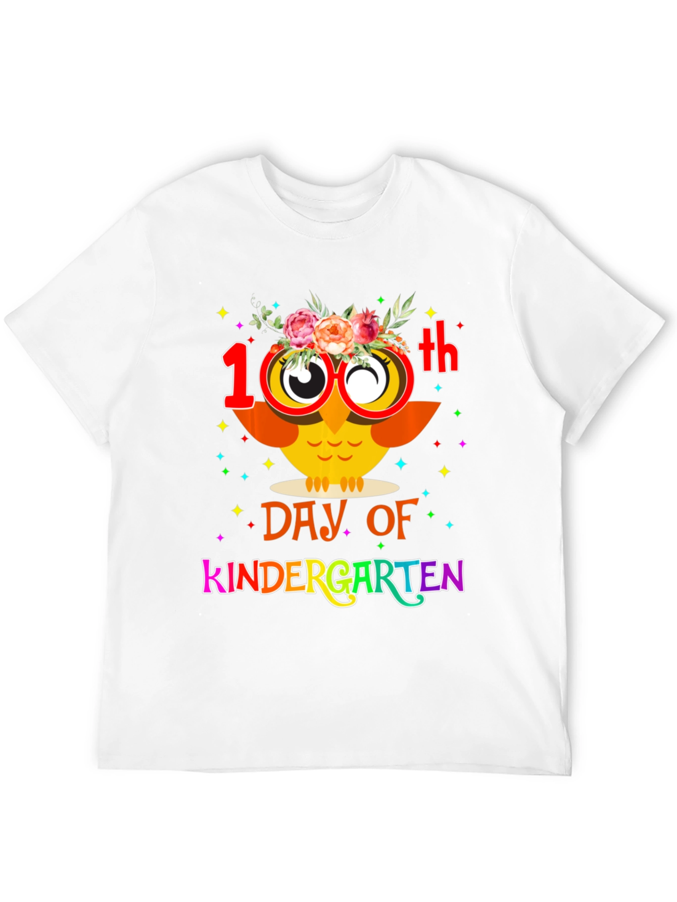 100th Day of Kindergarten Owl T-Shirt