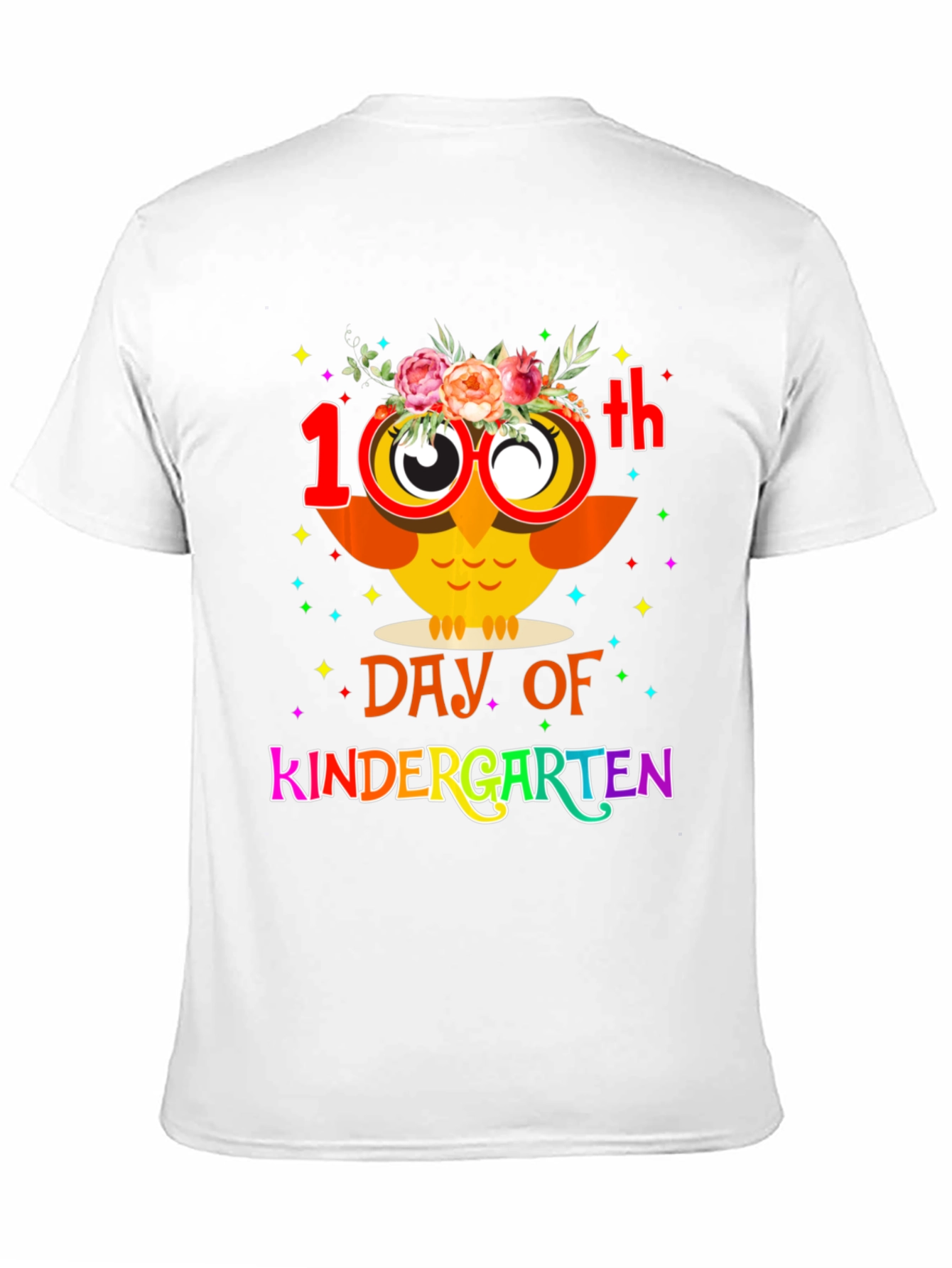 100th Day of Kindergarten Owl T-Shirt
