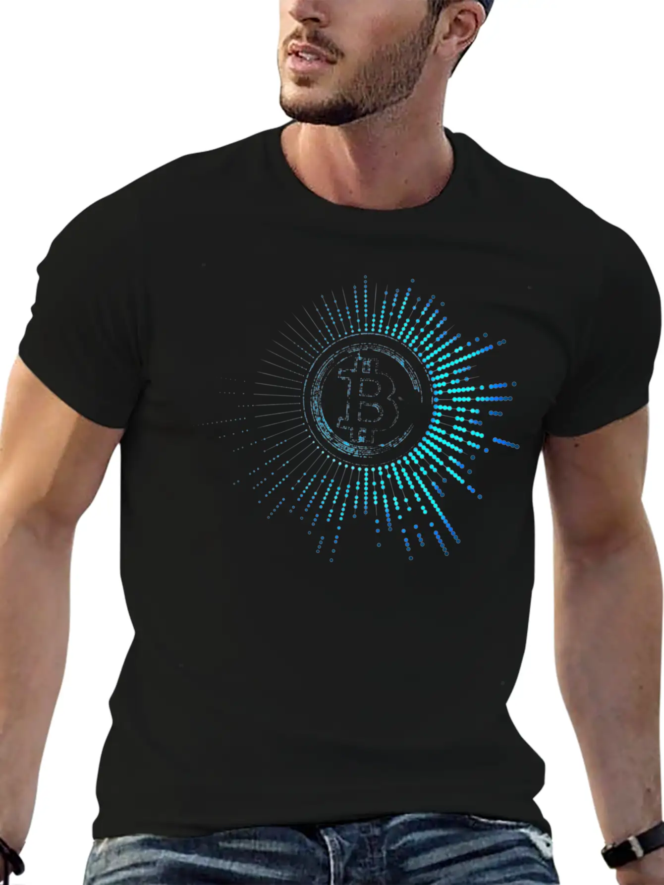 1 Bitcoin Classic Crew Neck Graphic Tee – Everyday Minimal Look