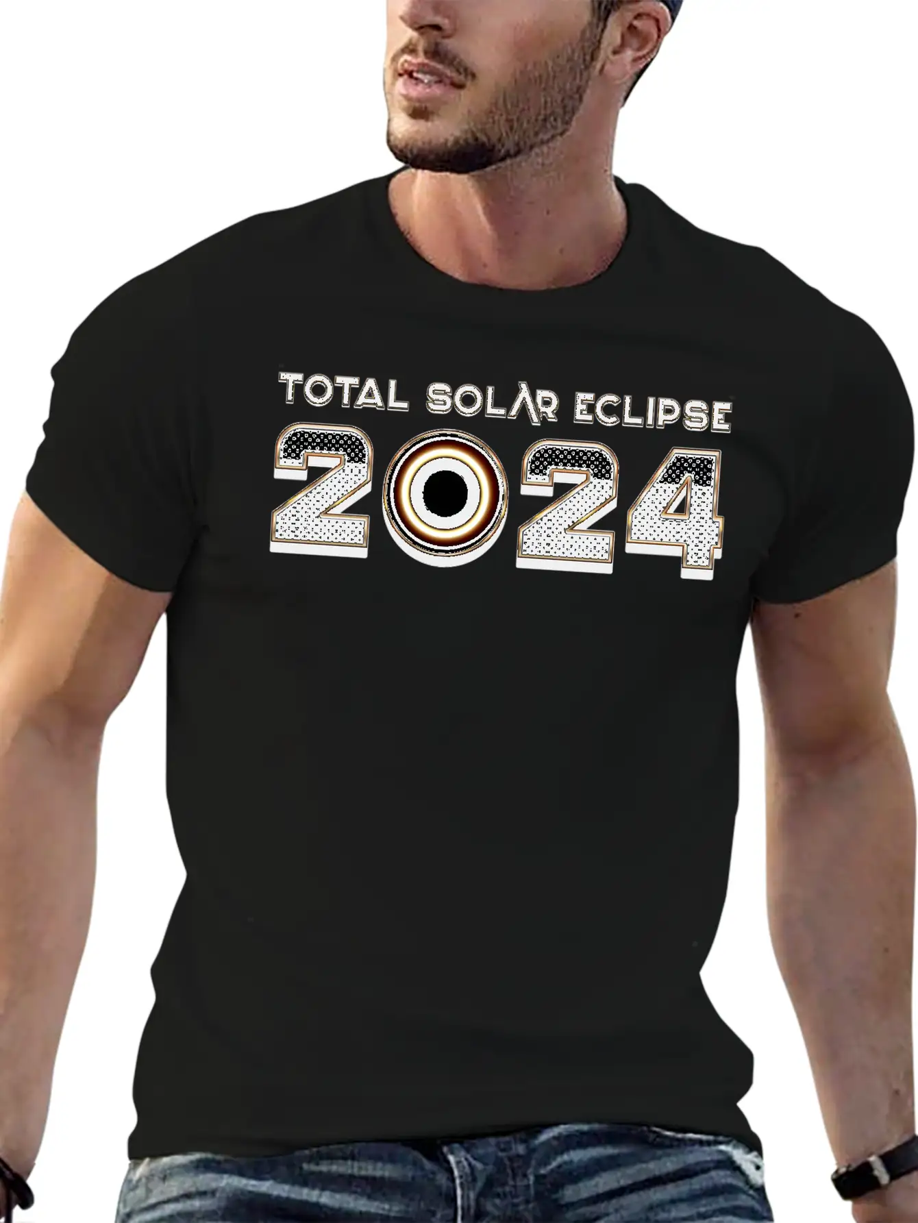 2024 Total Solar Eclipse - Science Essential Cotton Tee For Daily Outfits – Unisex Style