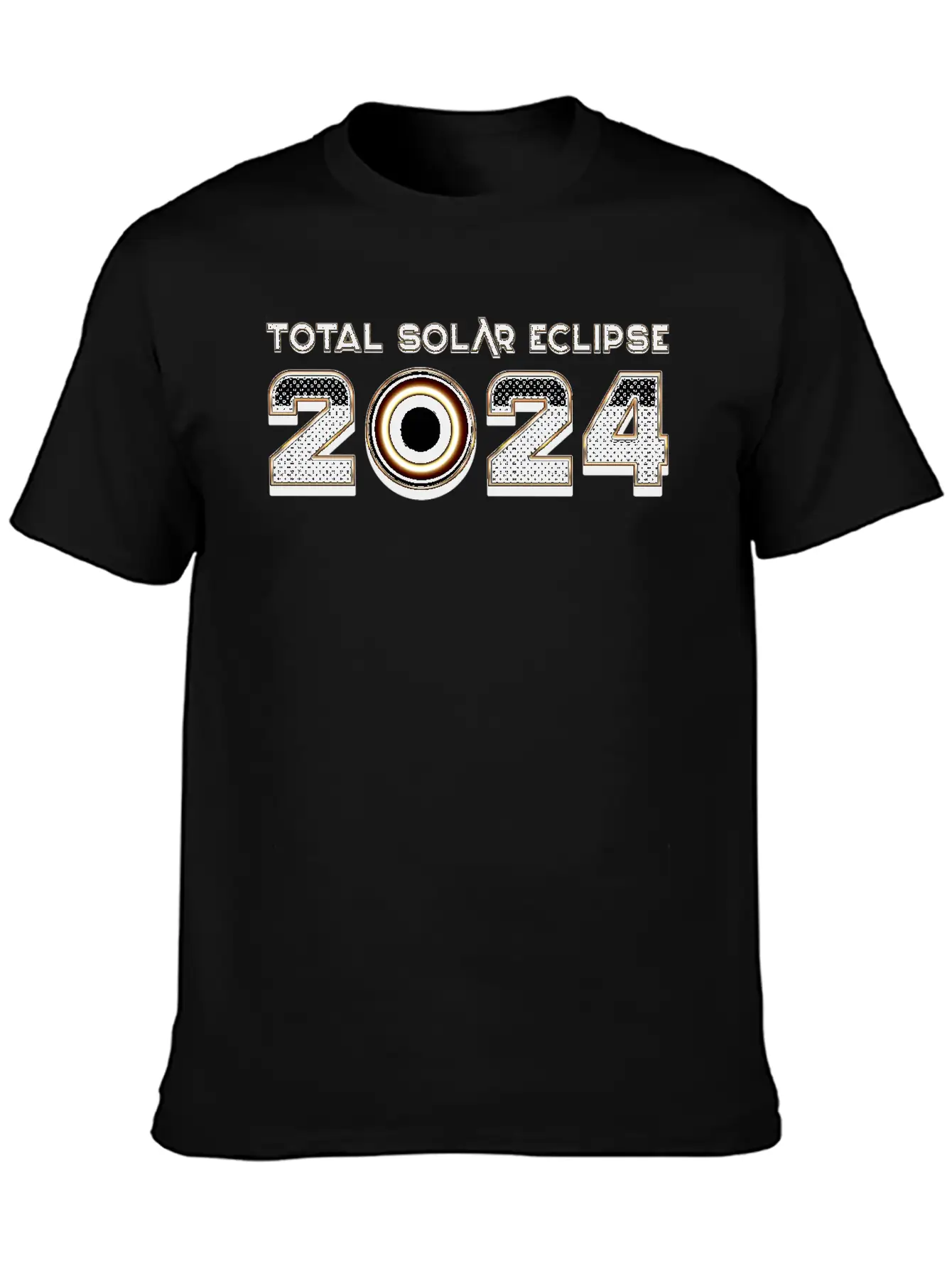 2024 Total Solar Eclipse - Science Essential Cotton Tee For Daily Outfits – Unisex Style