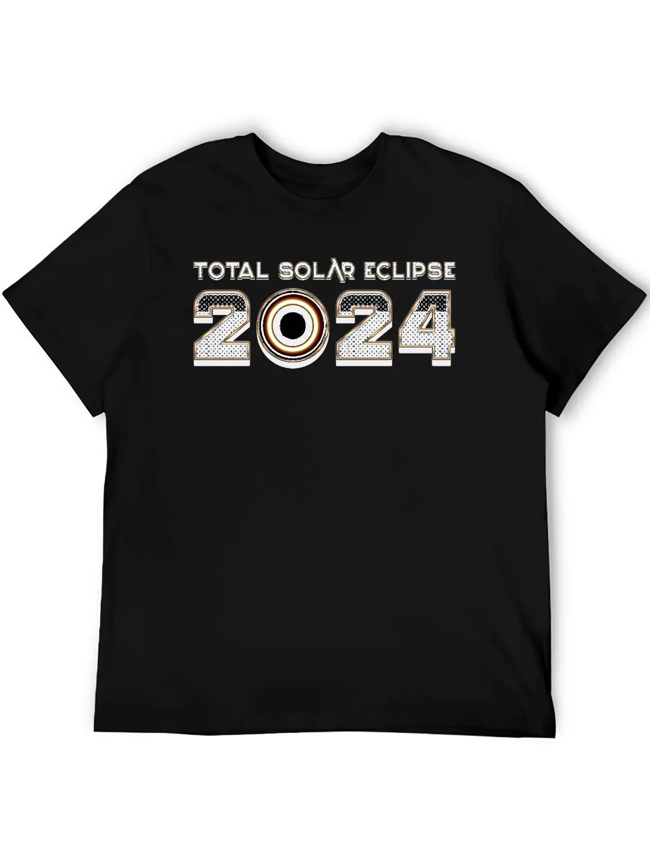 2024 Total Solar Eclipse - Science Essential Cotton Tee For Daily Outfits – Unisex Style