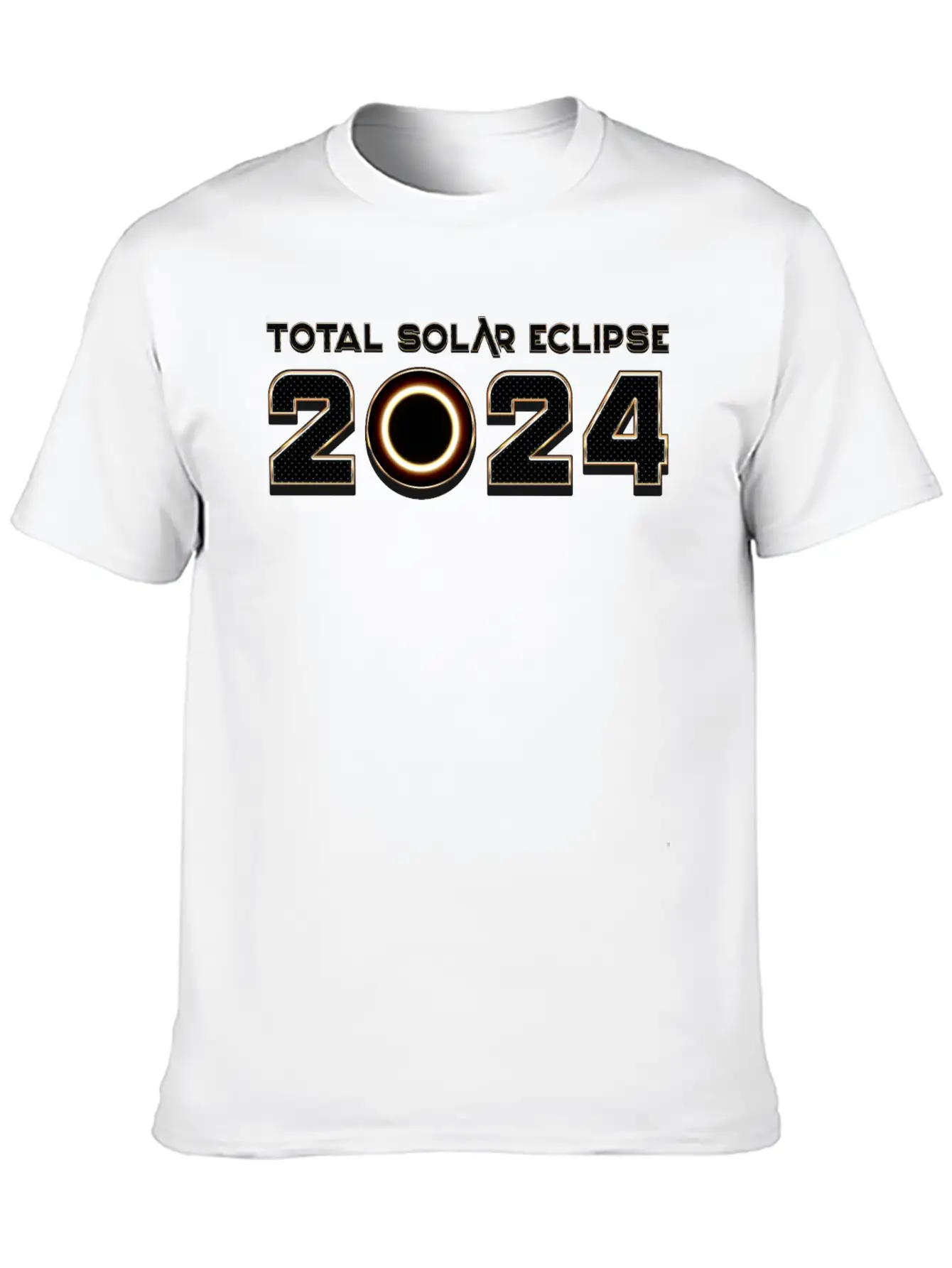 2024 Total Solar Eclipse - Science Essential Cotton Tee For Daily Outfits – Unisex Style