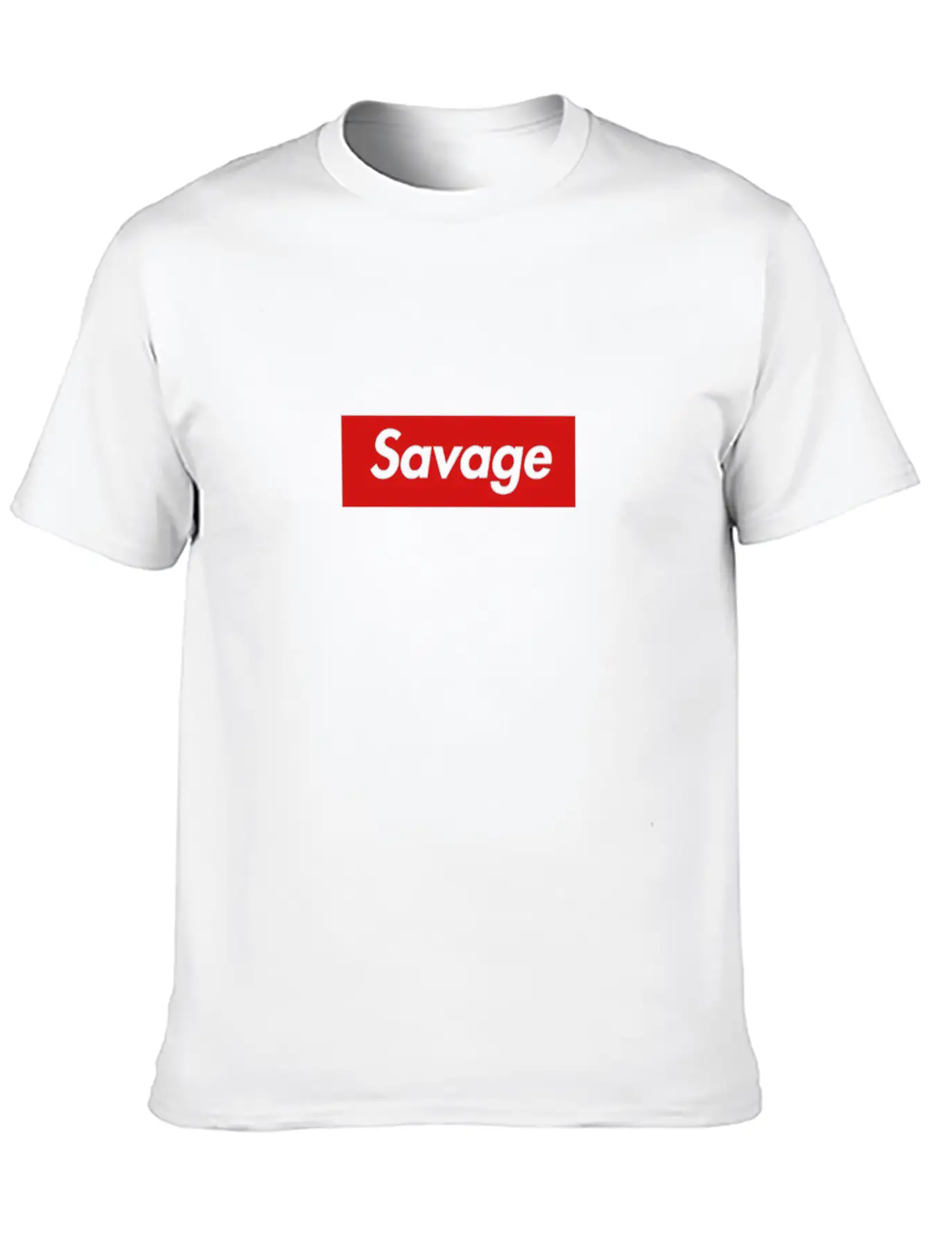 21 Savage Box Logo Classic Crew Neck Graphic Tee – Everyday Minimal Look