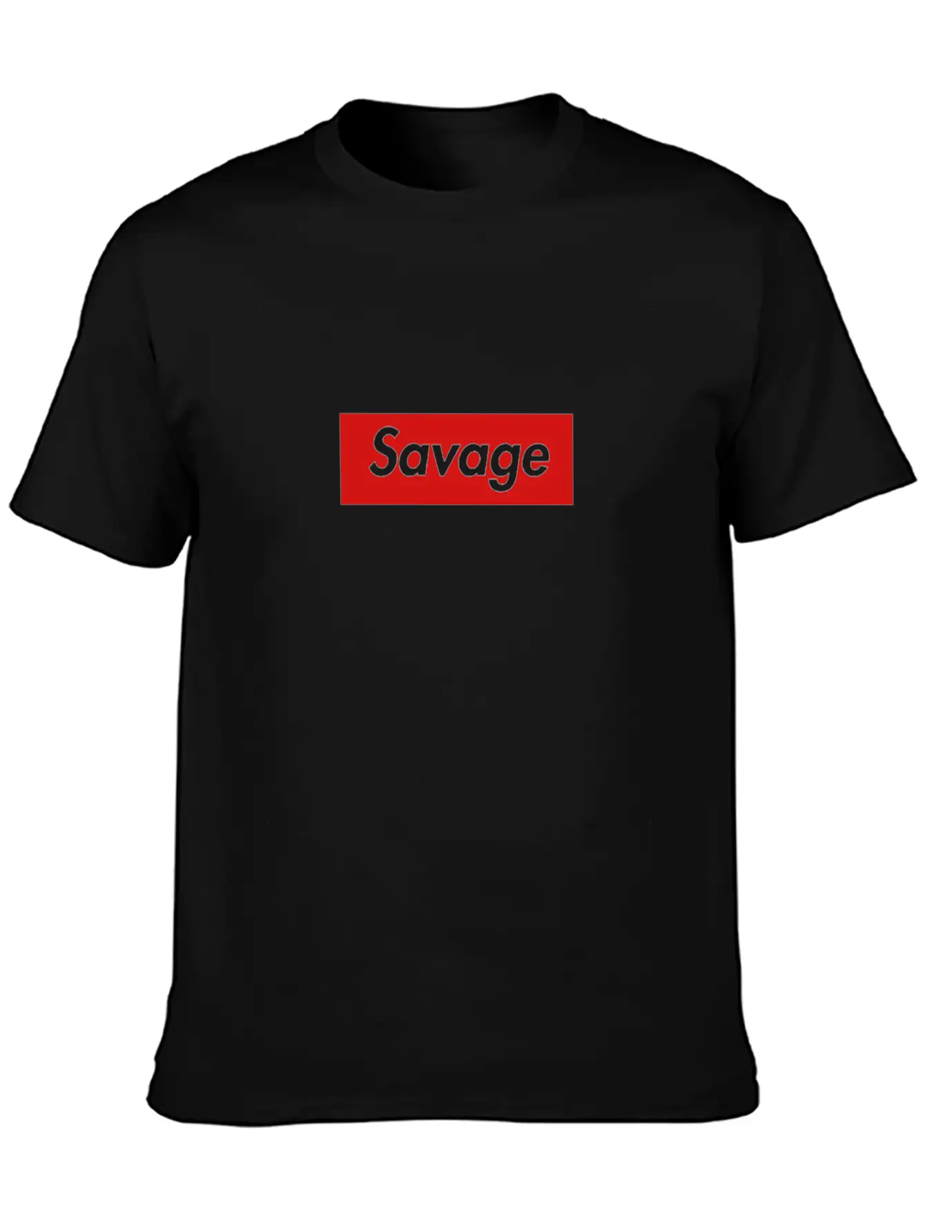 21 Savage Box Logo Classic Crew Neck Graphic Tee – Everyday Minimal Look