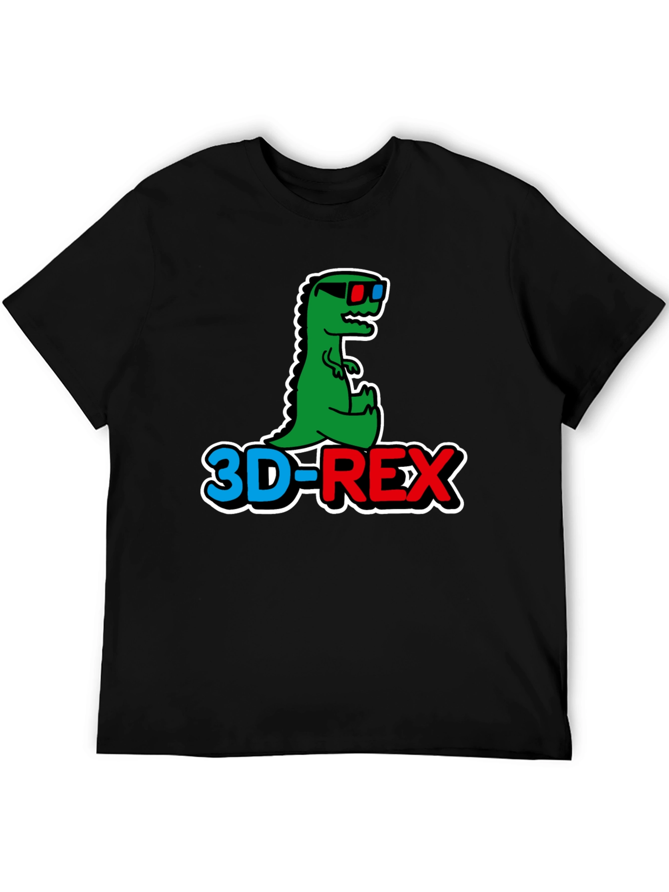 3D-REX Graphic T-Shirt - Trendy Dinosaur Tee