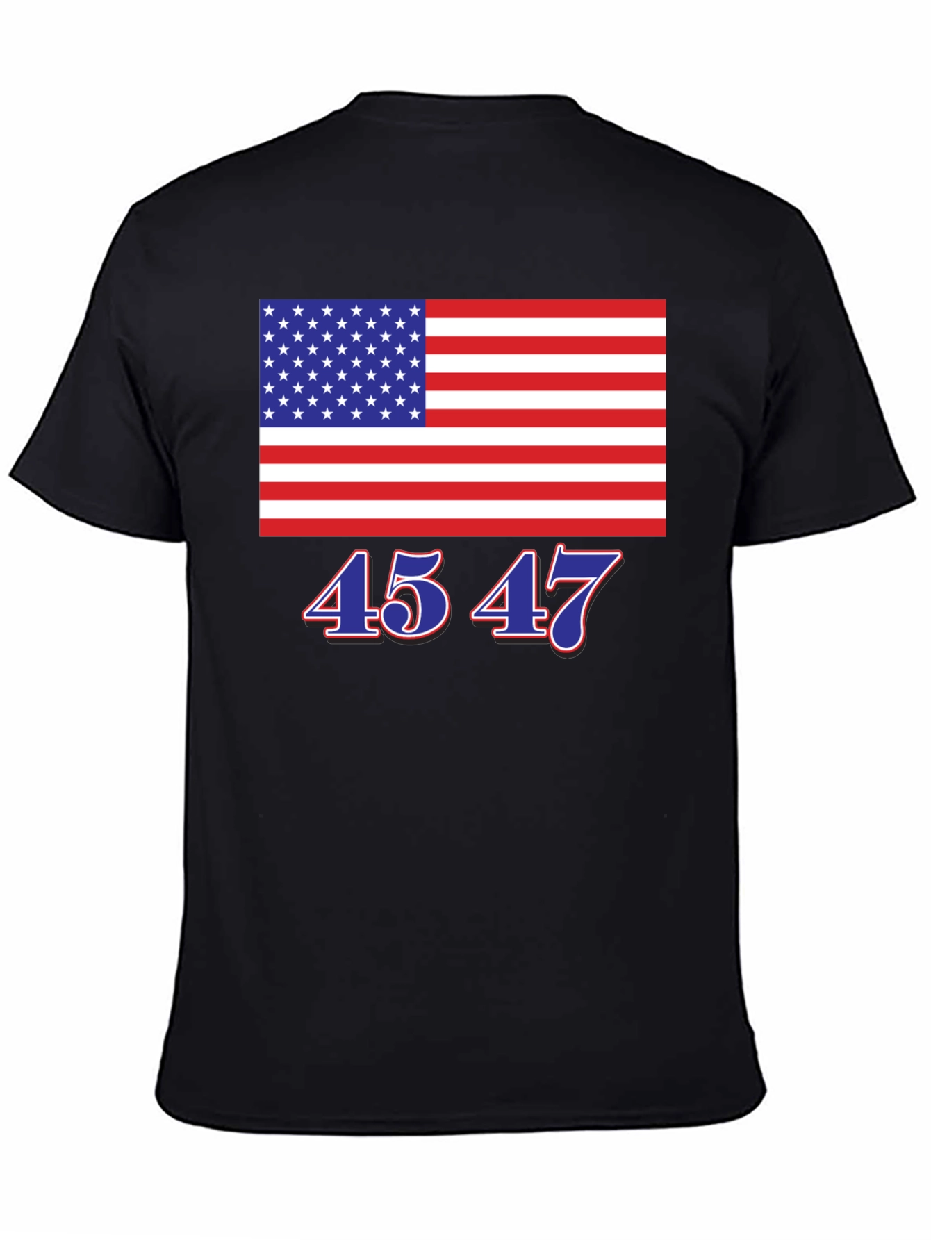 45 47 American Flag Tee