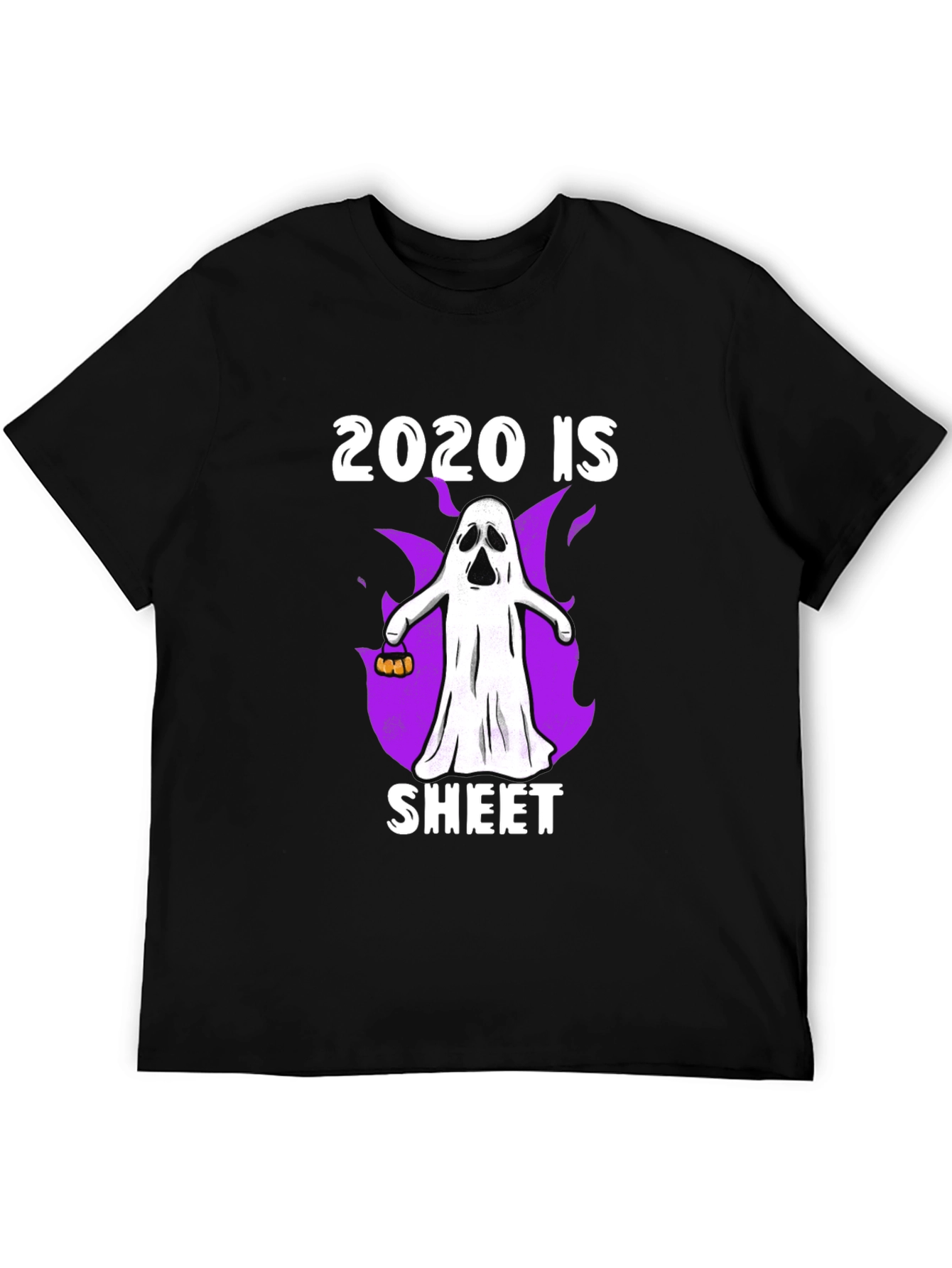 2020 is Sheet Ghost T-Shirt Halloween Costume