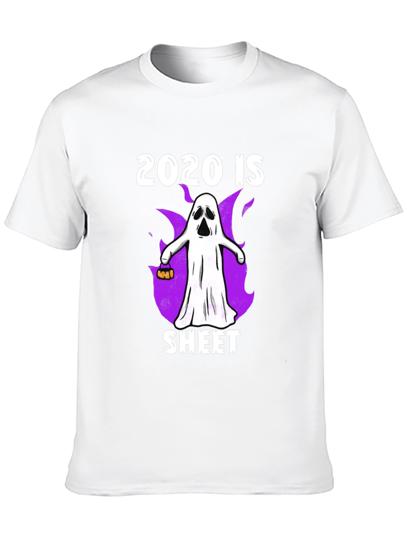2020 is Sheet Ghost T-Shirt Halloween Costume