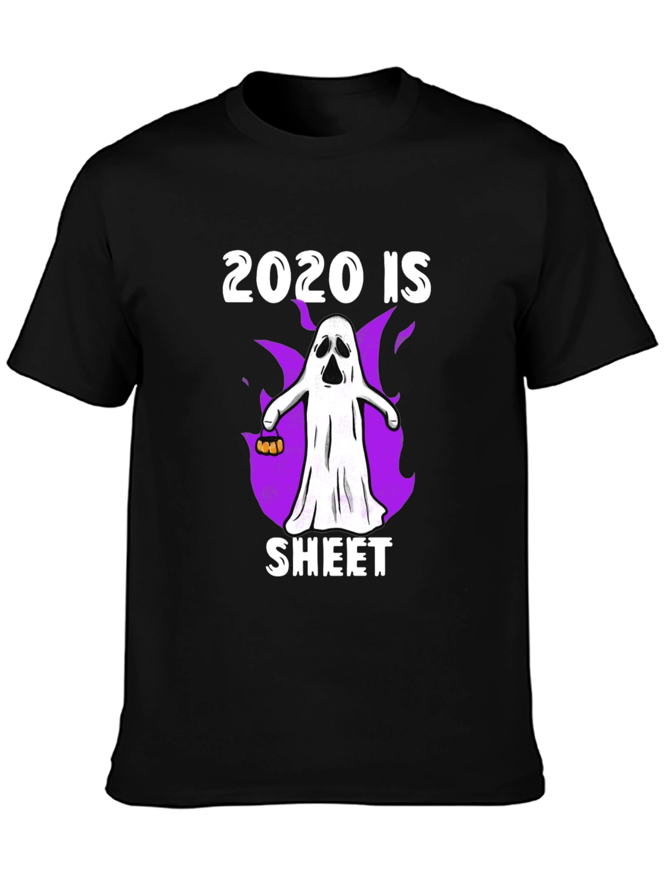 2020 is Sheet Ghost T-Shirt Halloween Costume