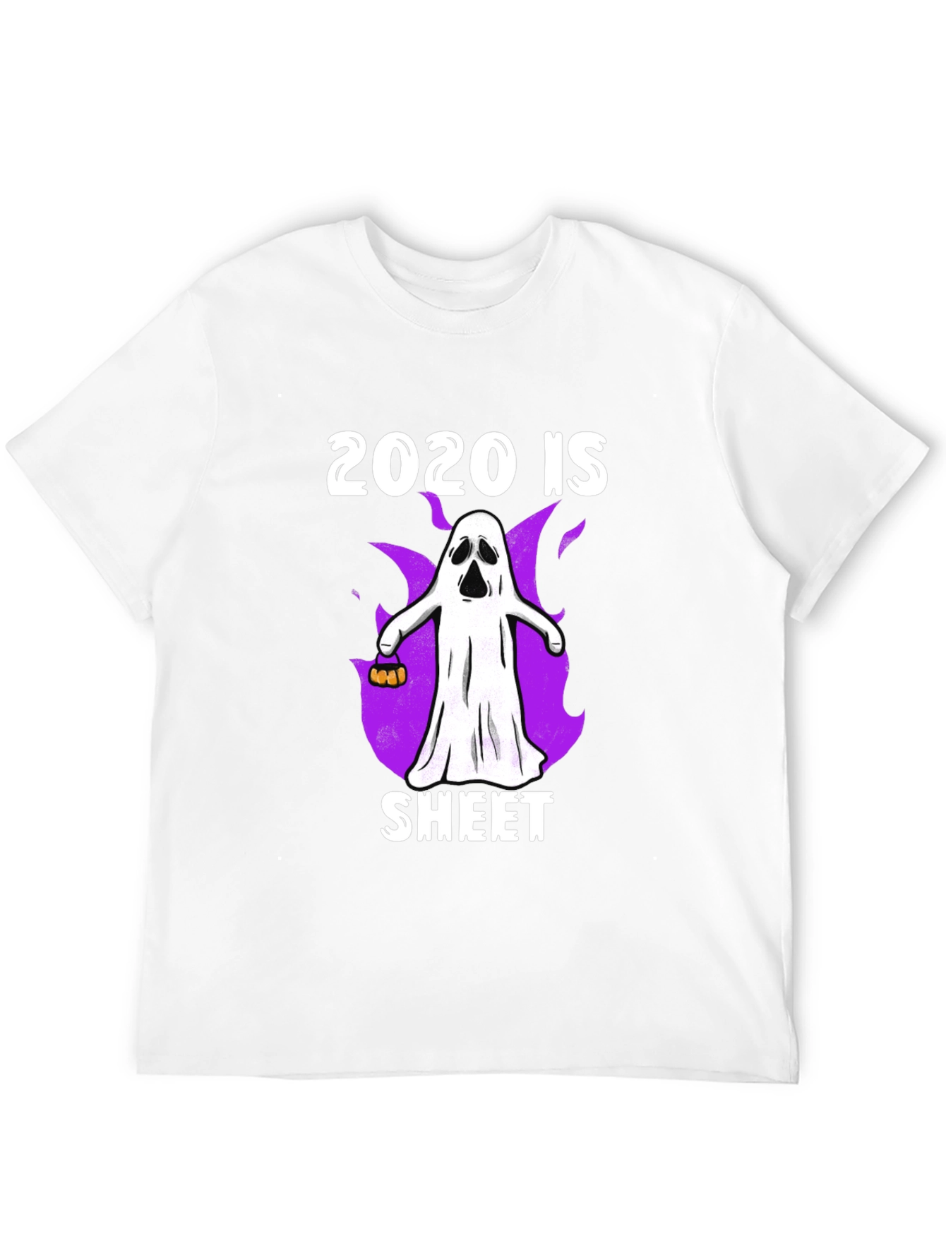 2020 is Sheet Ghost T-Shirt Halloween Costume
