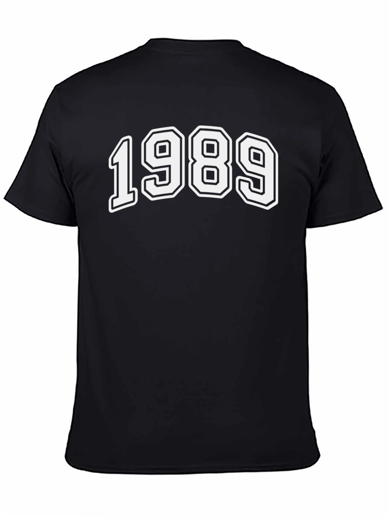 1989 Graphic Tee - Retro Style Black T-Shirt
