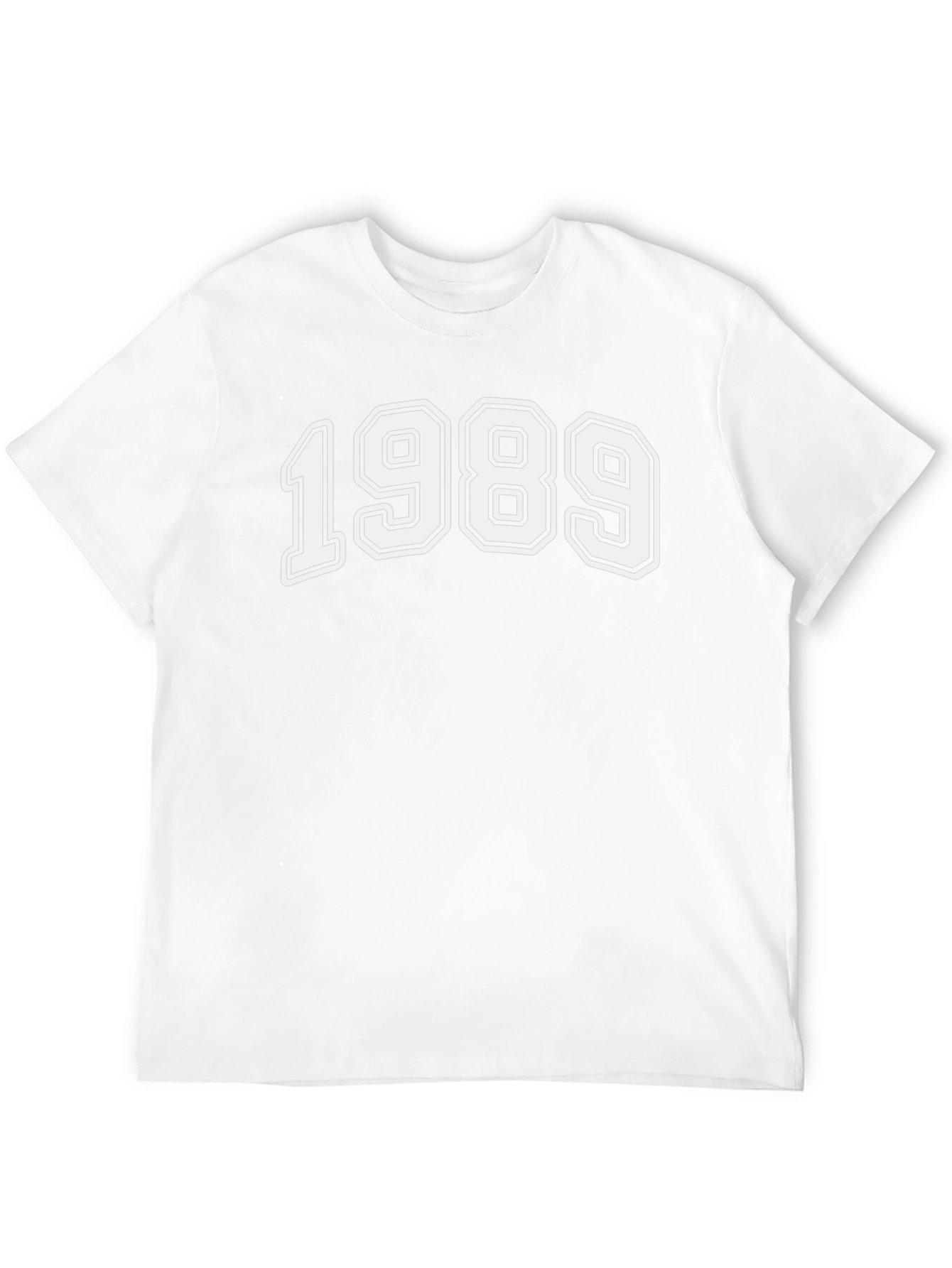 1989 Graphic Tee - Retro Style Black T-Shirt