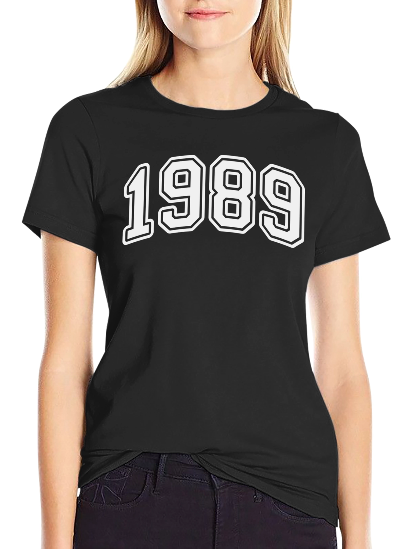 1989 Graphic Tee - Retro Style Black T-Shirt