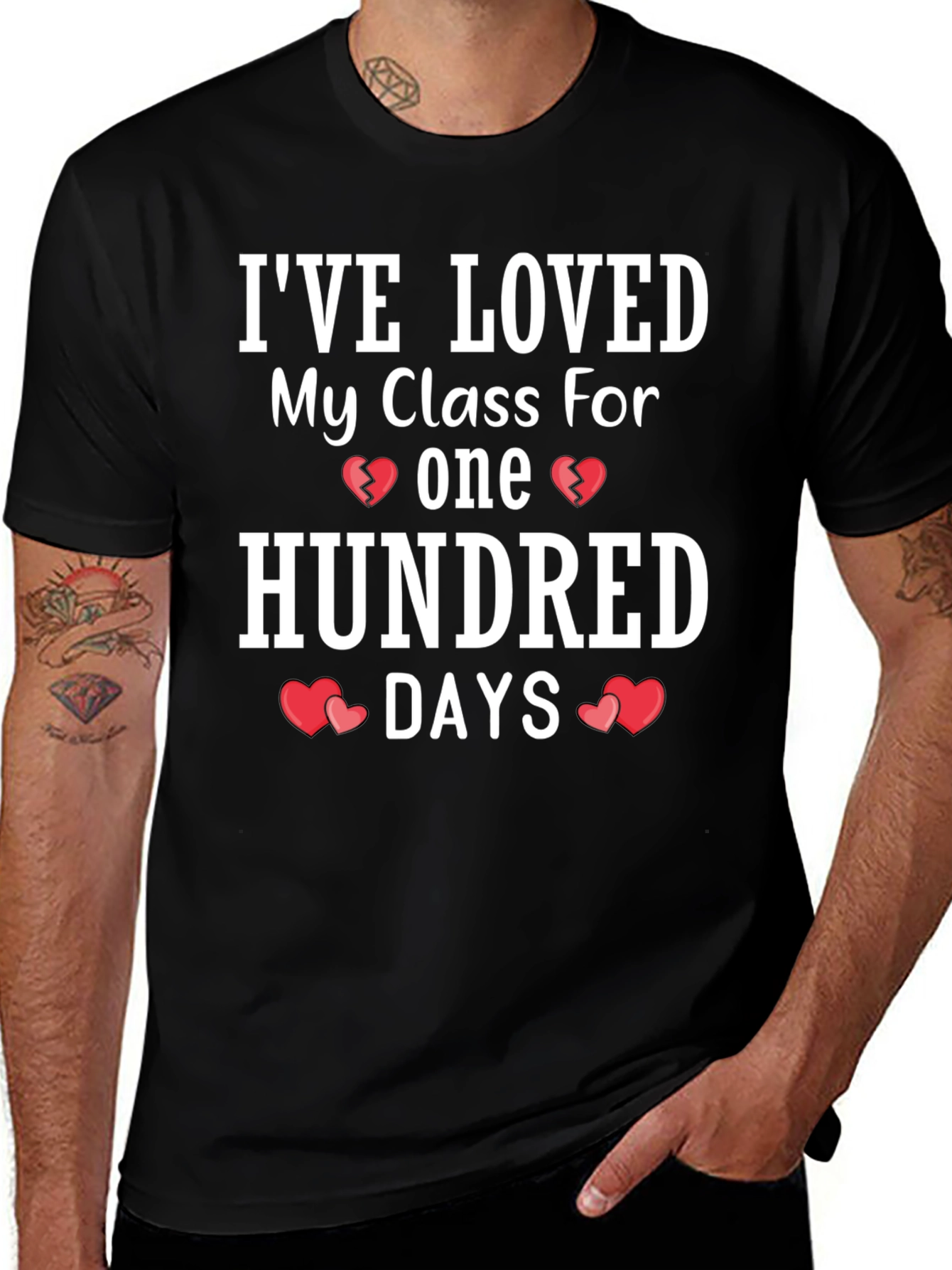 100 Days of School Teacher T-Shirt