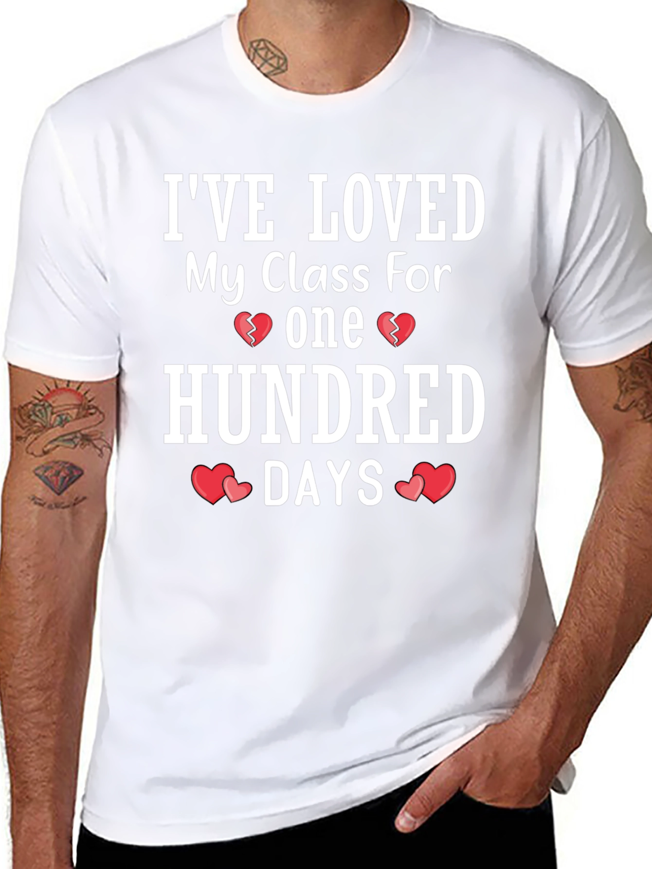 100 Days of School Teacher T-Shirt