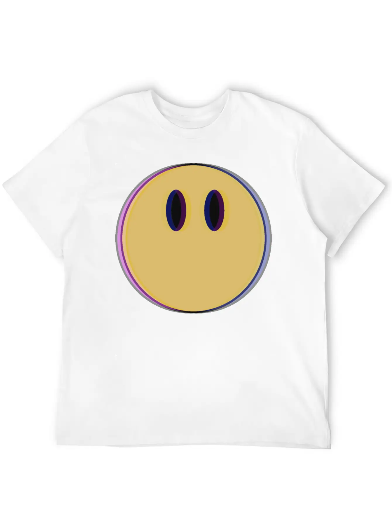 3D Smile Essential Cotton Tee For Daily Outfits – Unisex Style