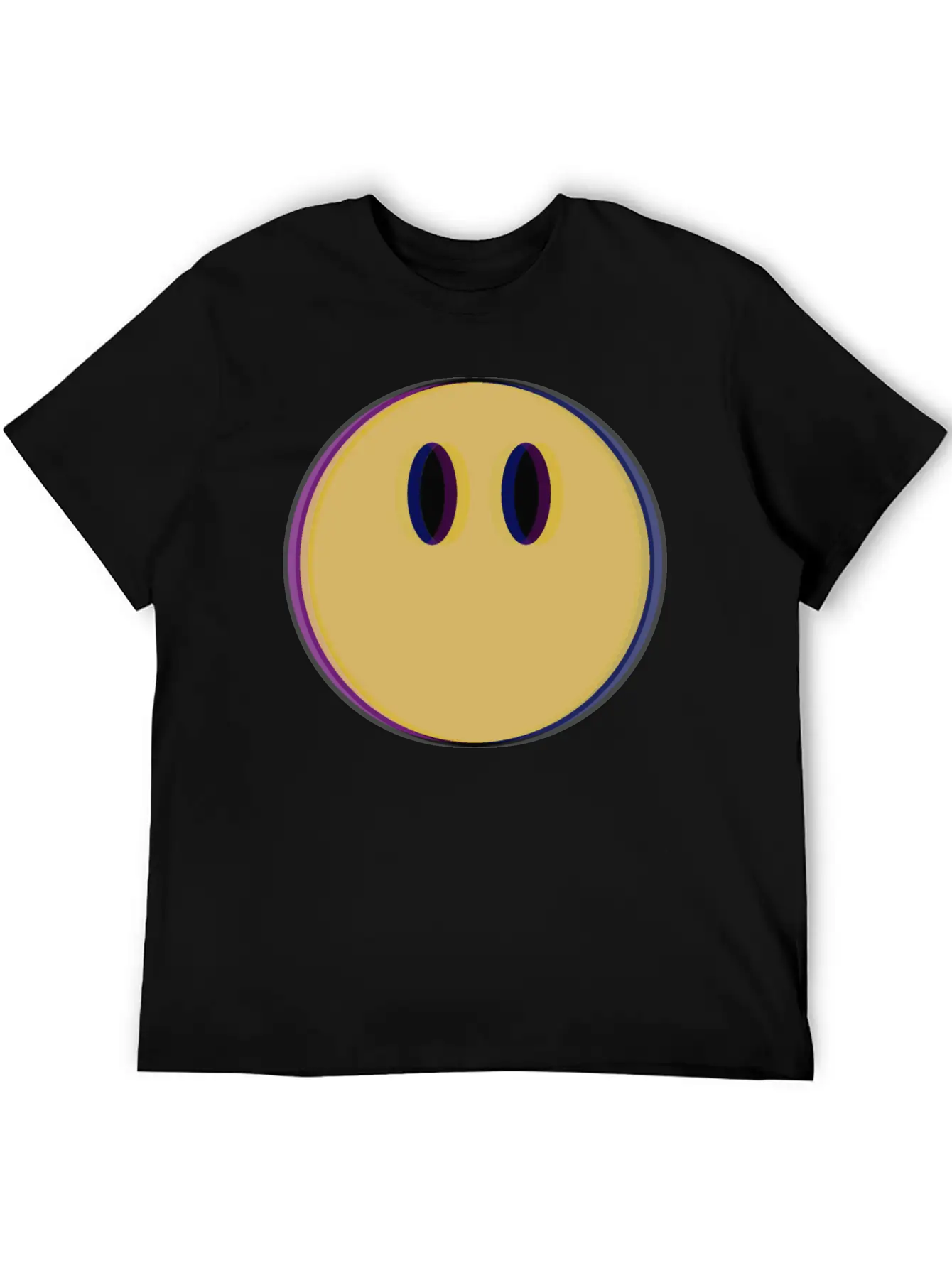 3D Smile Essential Cotton Tee For Daily Outfits – Unisex Style