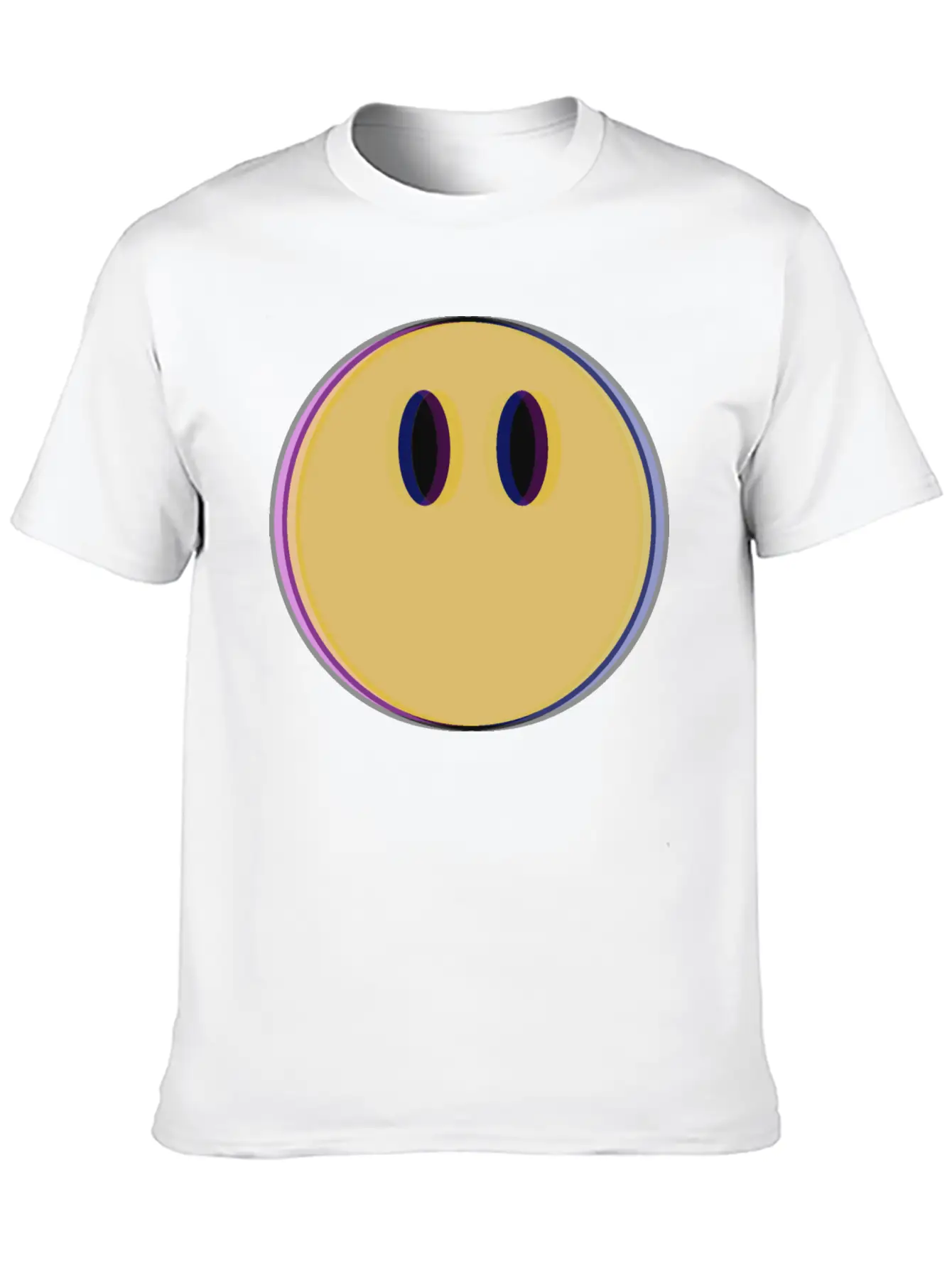 3D Smile Essential Cotton Tee For Daily Outfits – Unisex Style