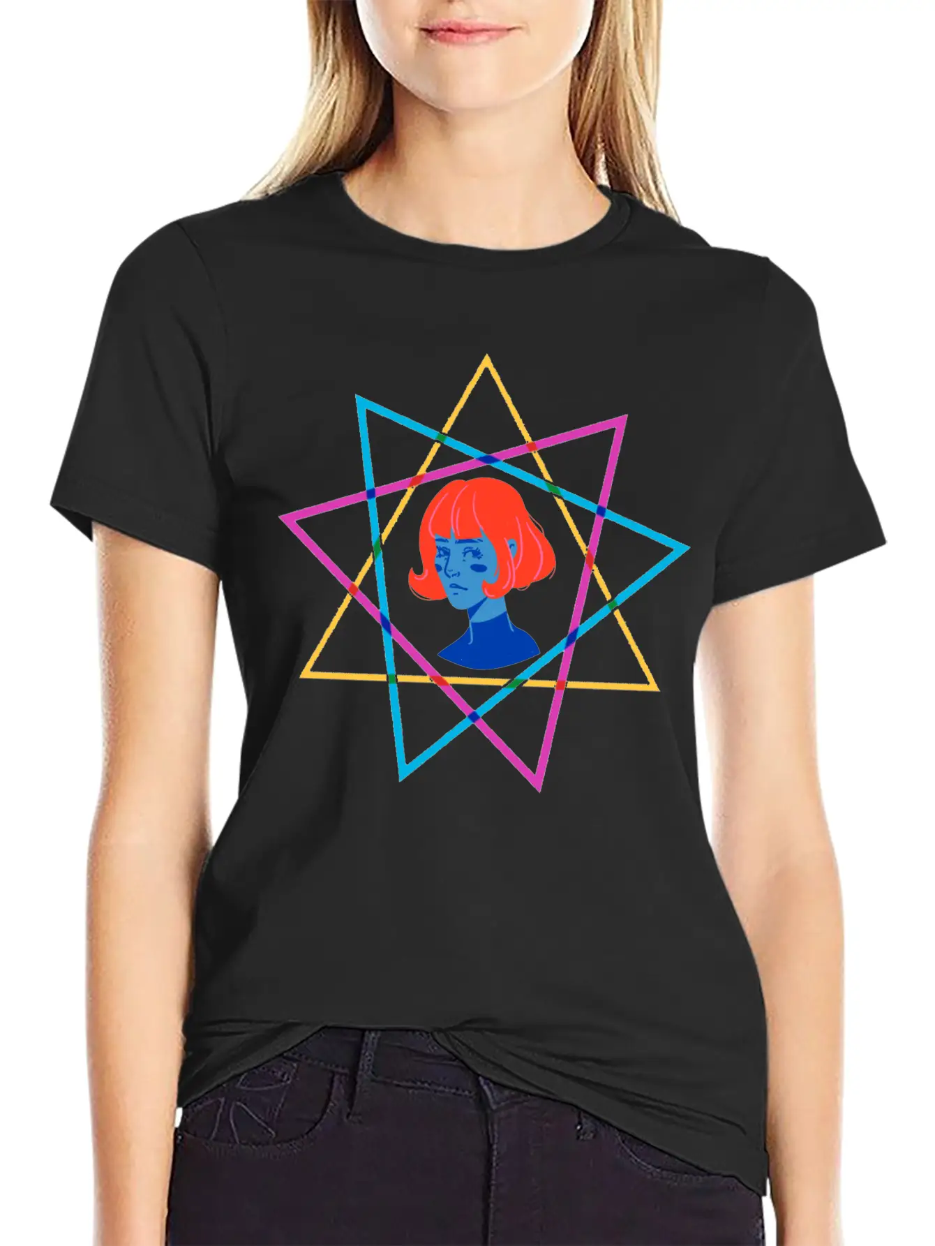 3D Space Girl Hoodie (Womens) Essential Cotton Tee For Daily Outfits – Unisex Style