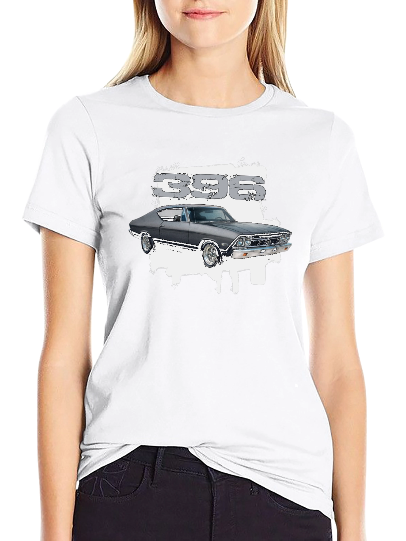 396 Muscle Car Graphic Tee - Black