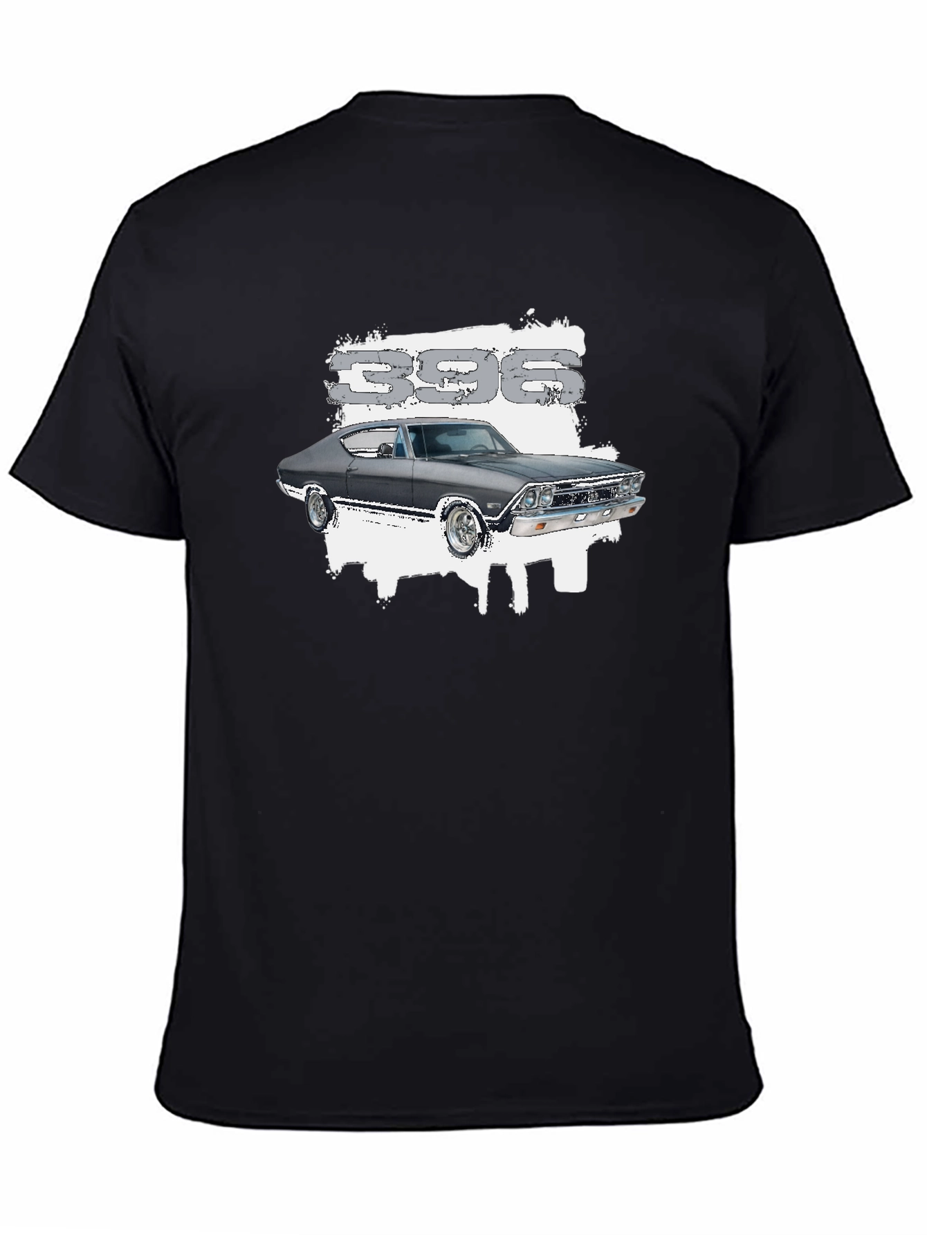 396 Muscle Car Graphic Tee - Black