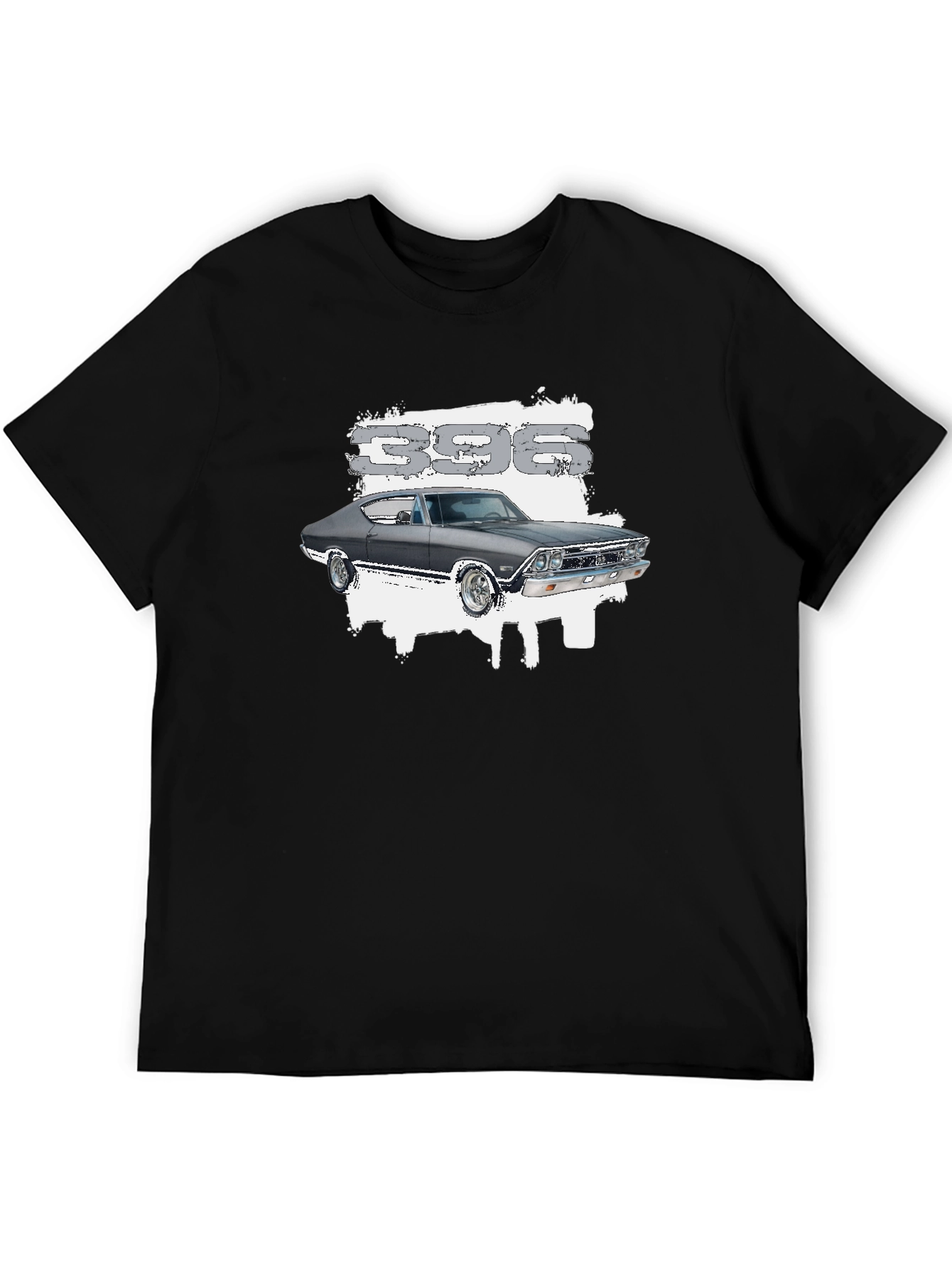 396 Muscle Car Graphic Tee - Black