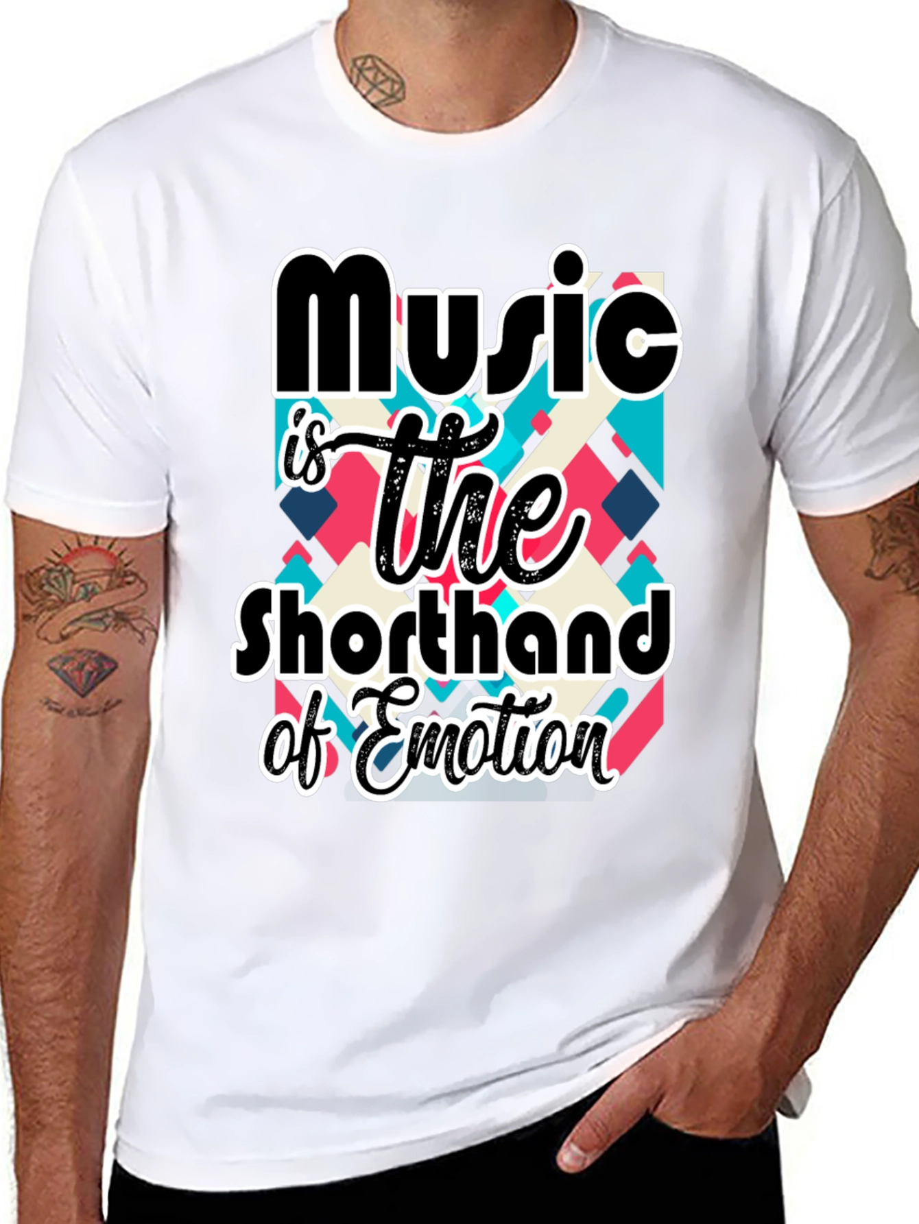 Music is Emotion Graphic T-Shirt