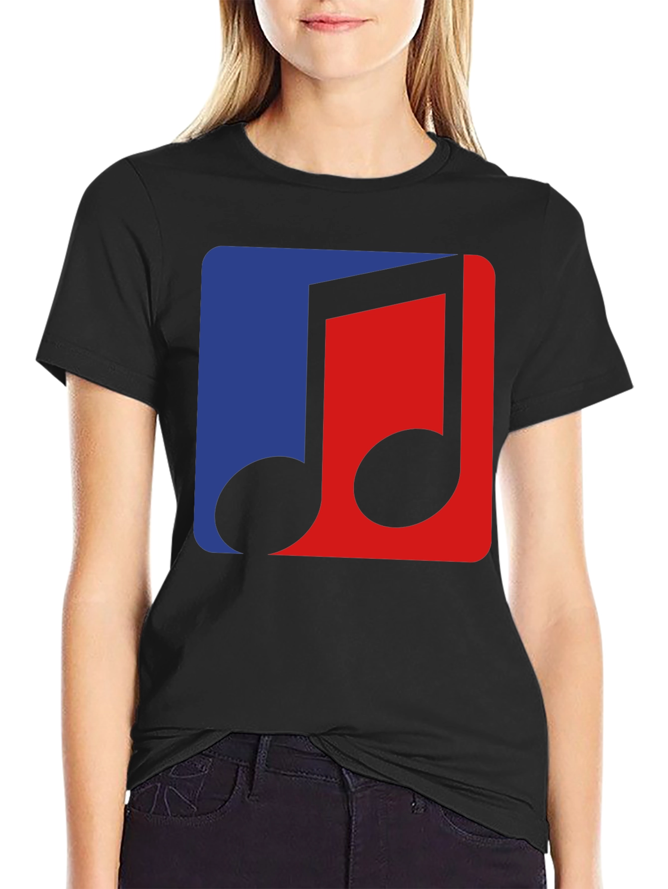 Music Note Graphic Tee - Stylish Cotton T-Shirt