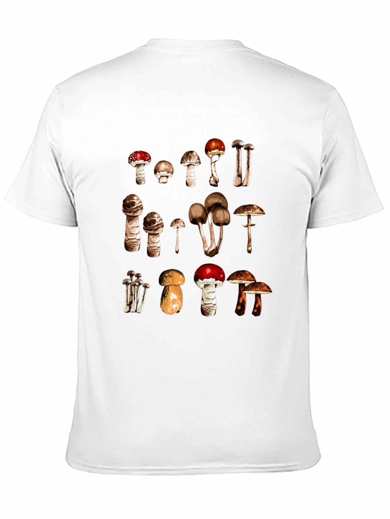 Mushroom Variety Graphic Tee