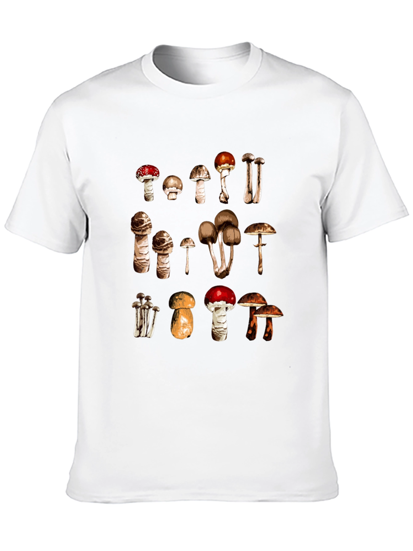 Mushroom Variety Graphic Tee