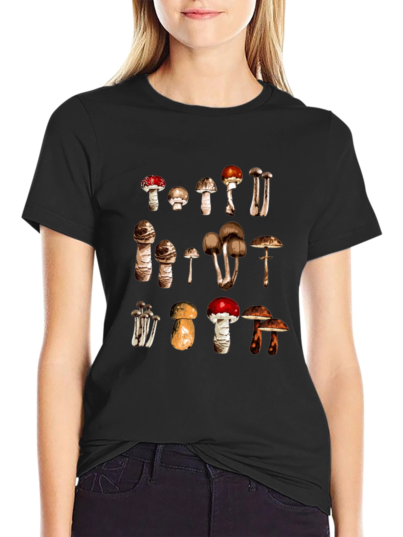 Mushroom Variety Graphic Tee