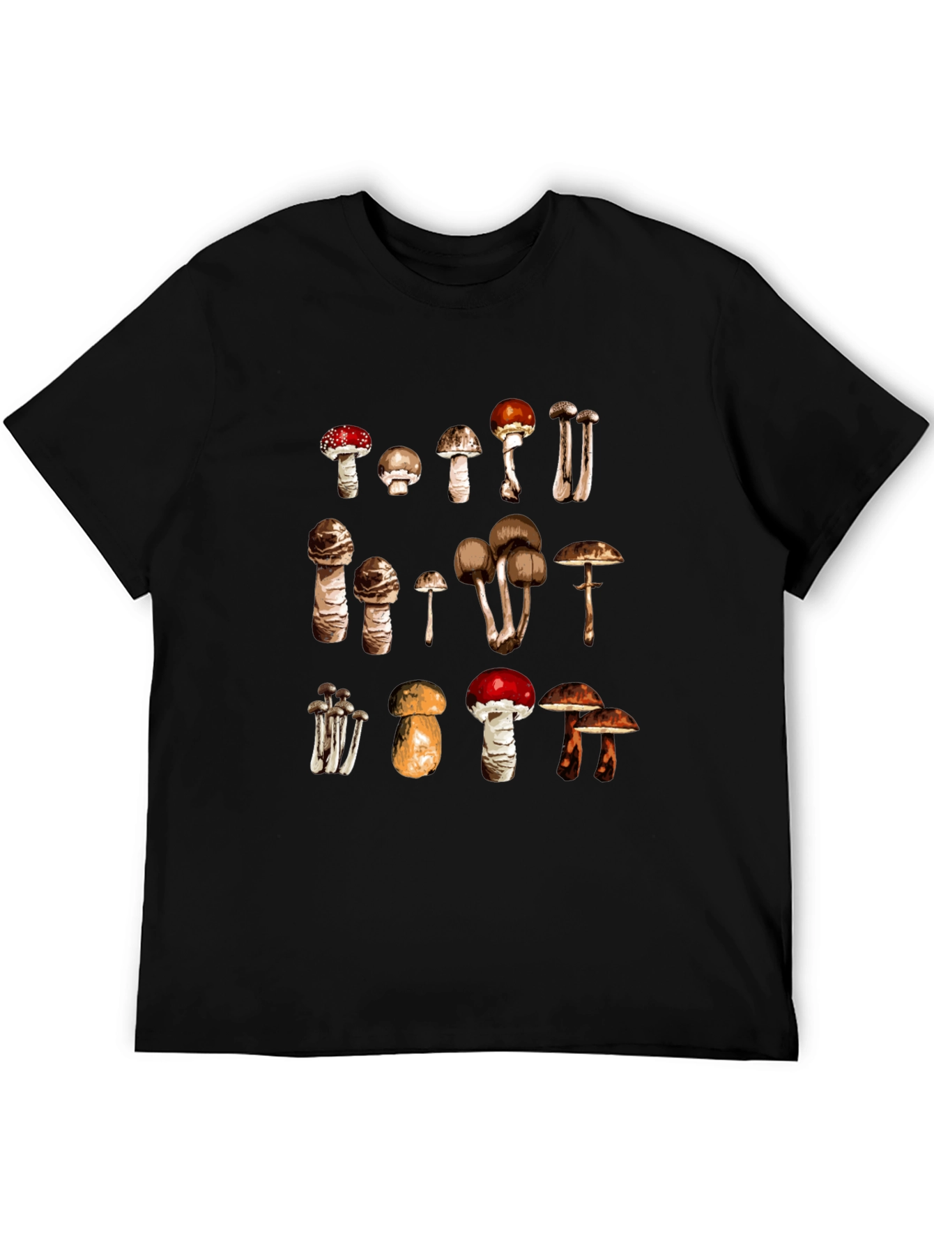 Mushroom Variety Graphic Tee