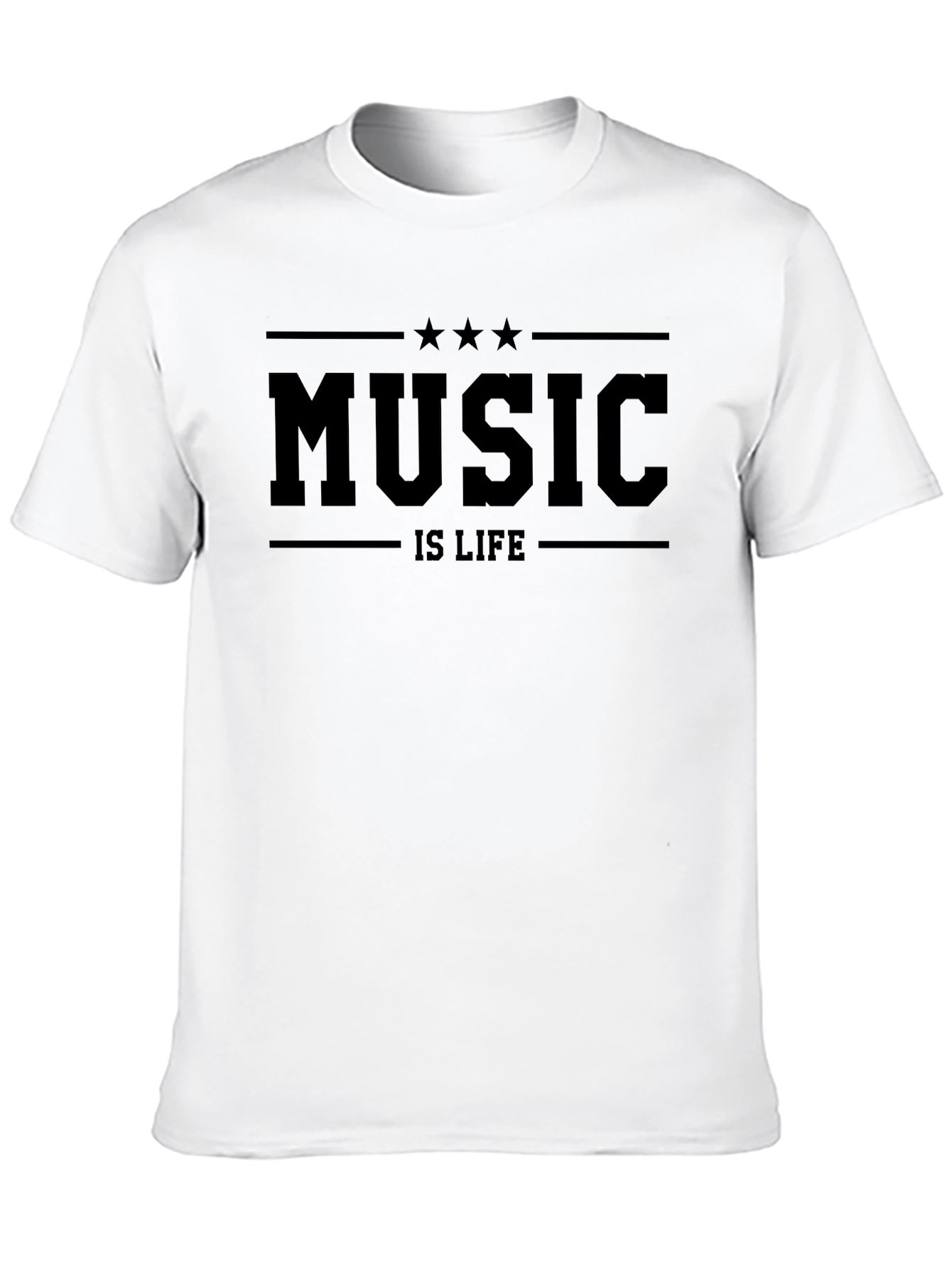 Music is Life Graphic T-Shirt
