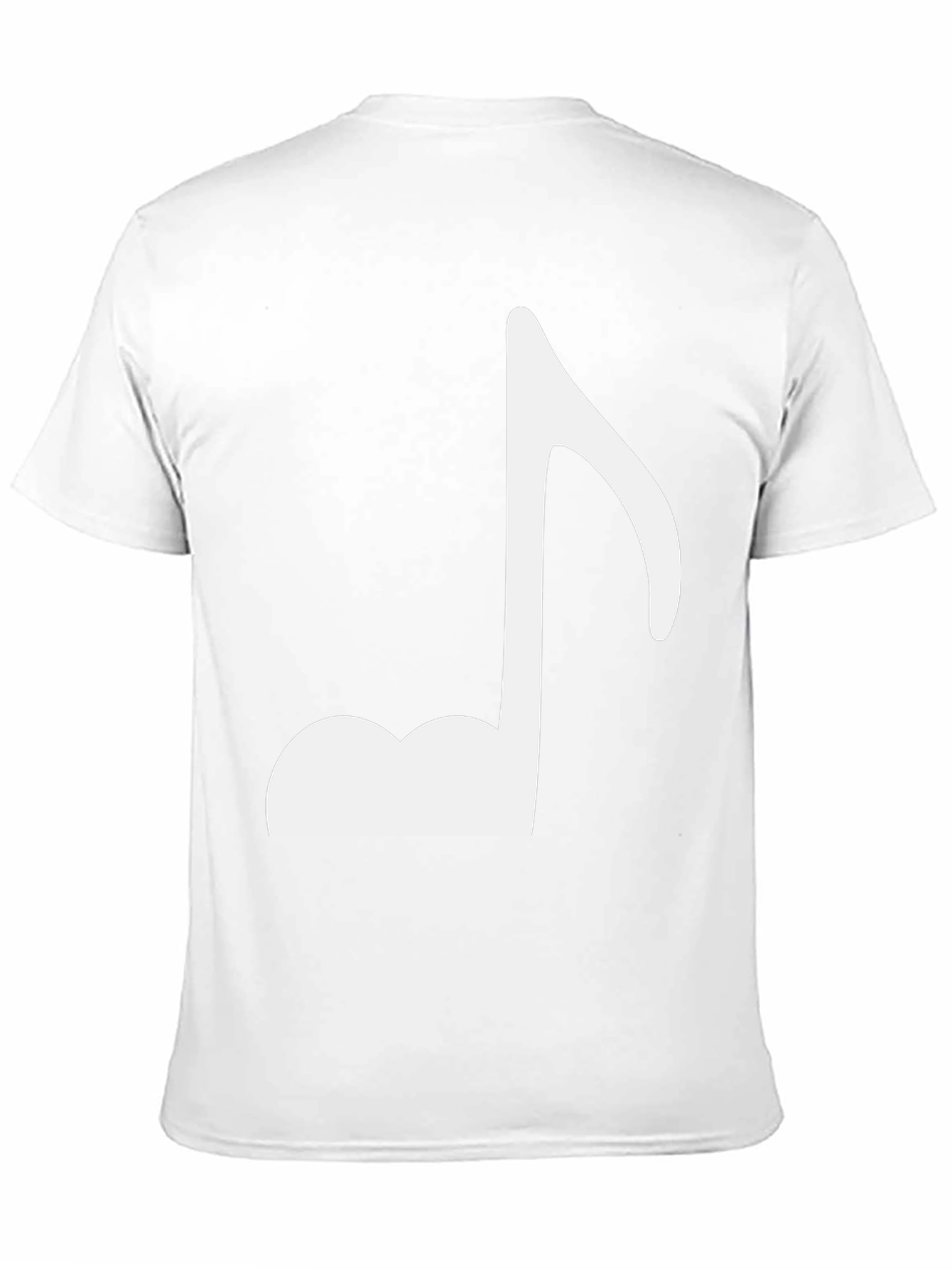 Music Note Graphic Black T-Shirt