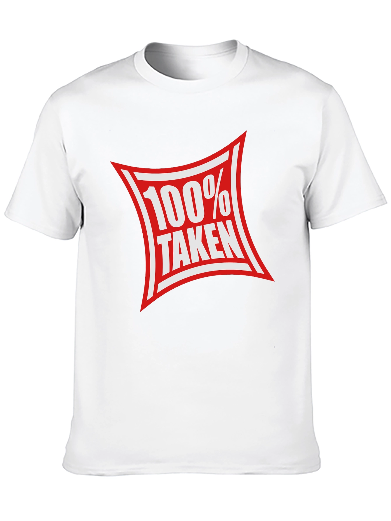 100% Taken Graphic Tee - Black Crew Neck