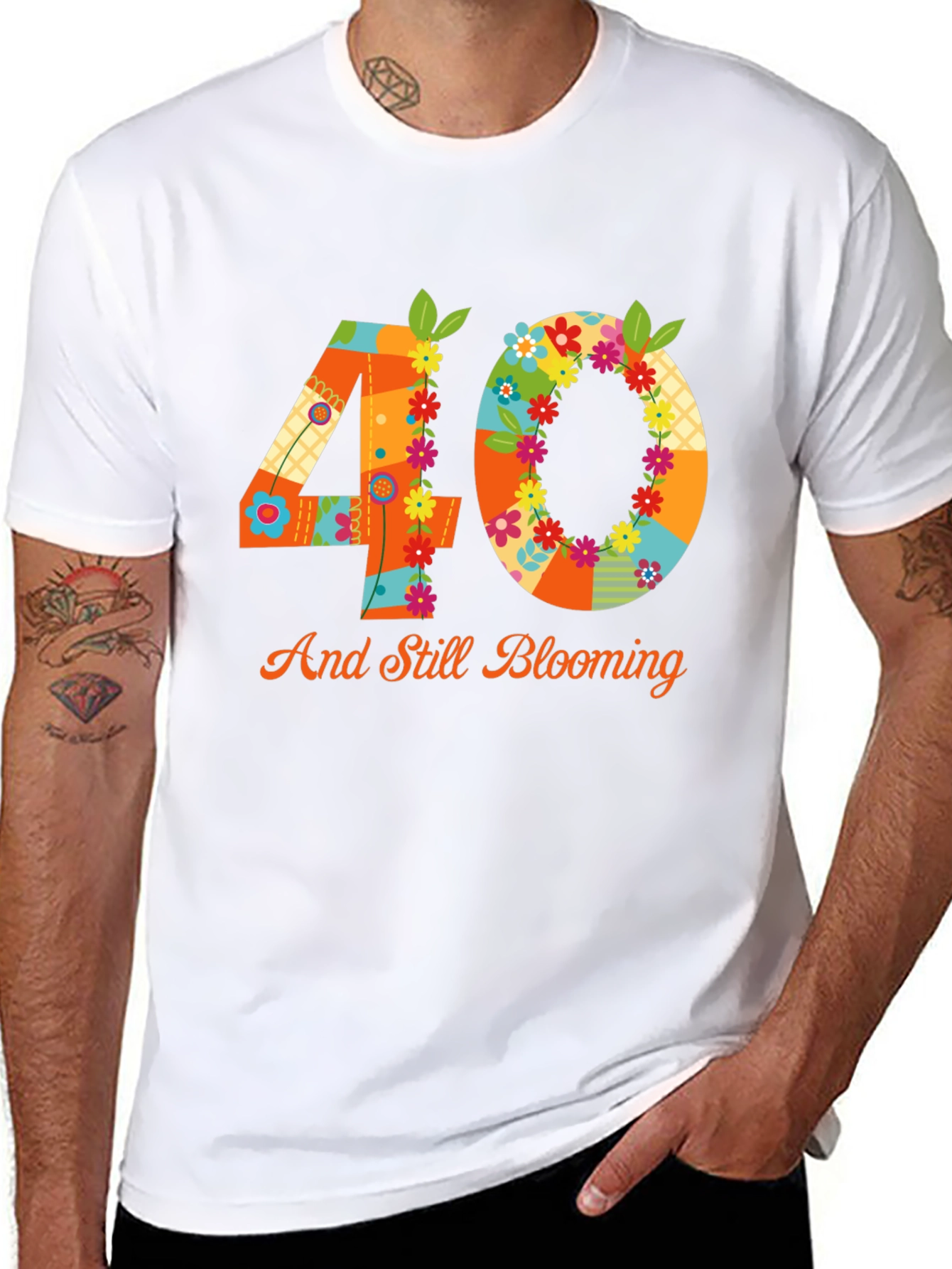 40th Birthday Blooming T-Shirt
