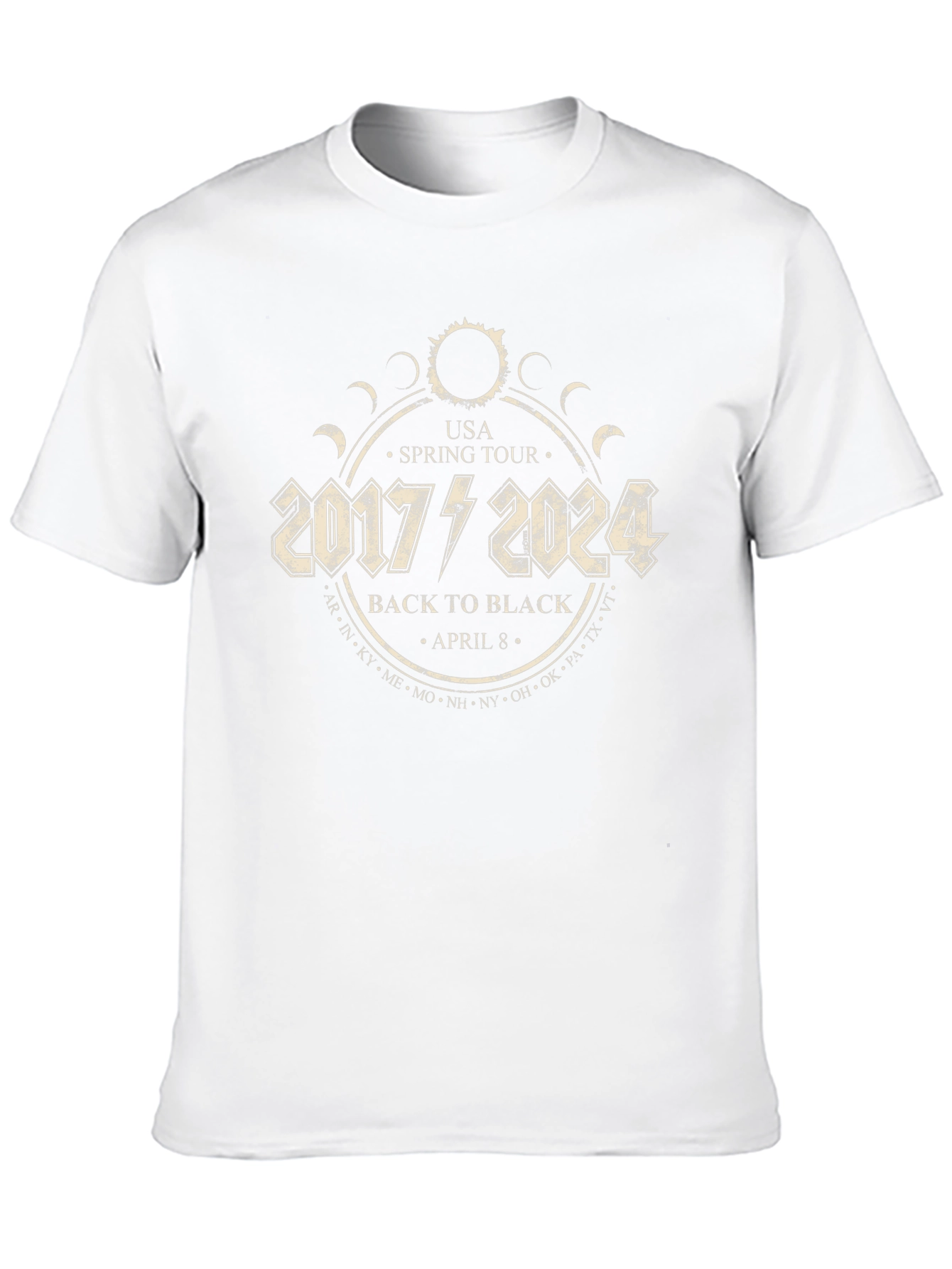 2017-2024 Back to Black Spring Tour T-Shirt