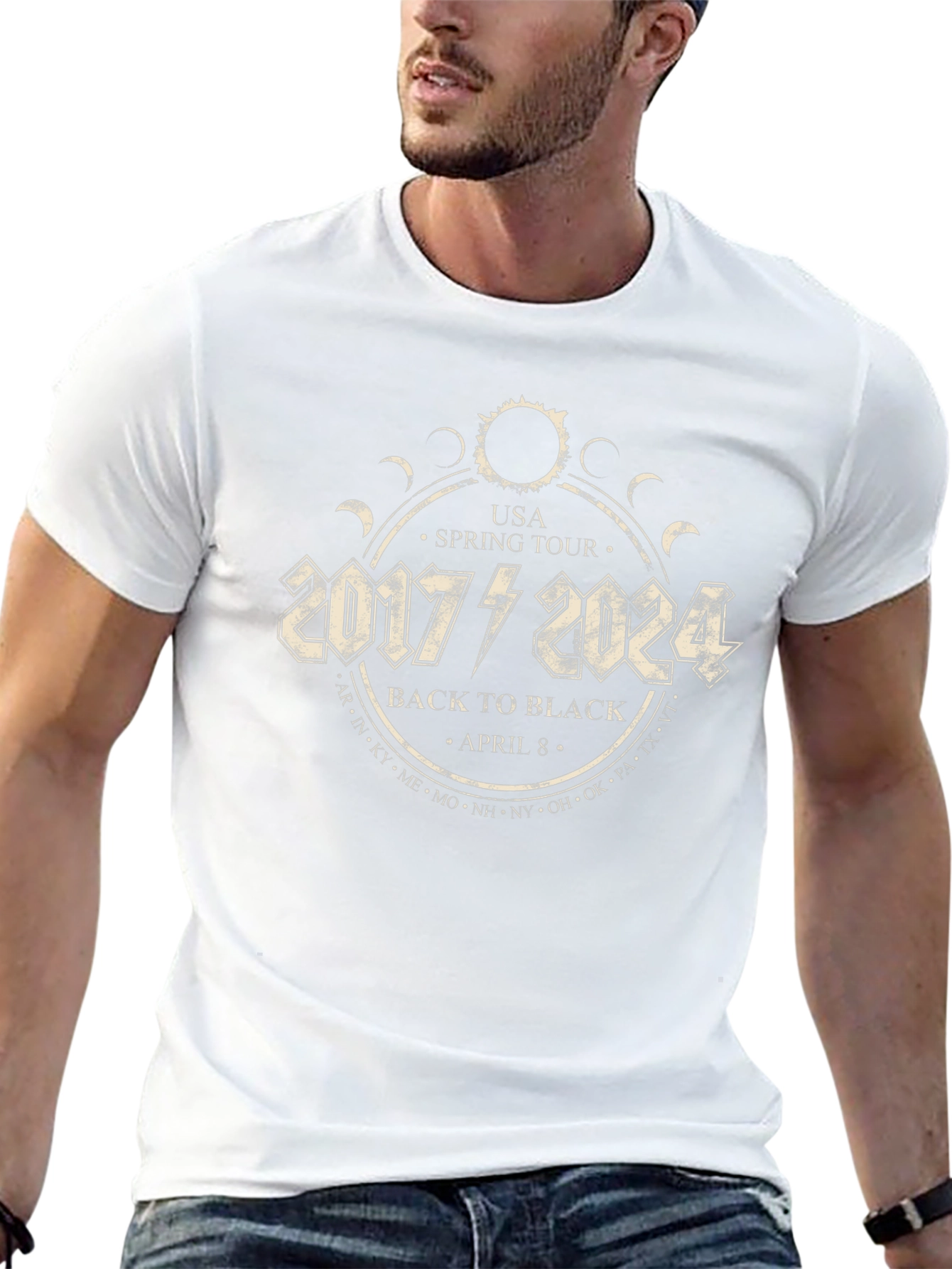 2017-2024 Back to Black Spring Tour T-Shirt