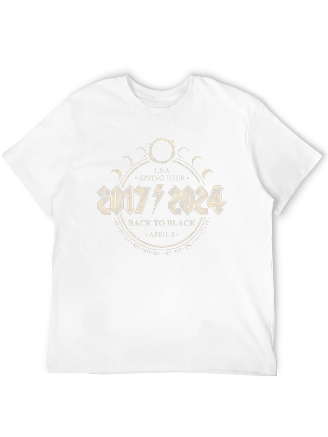 2017-2024 Back to Black Spring Tour T-Shirt
